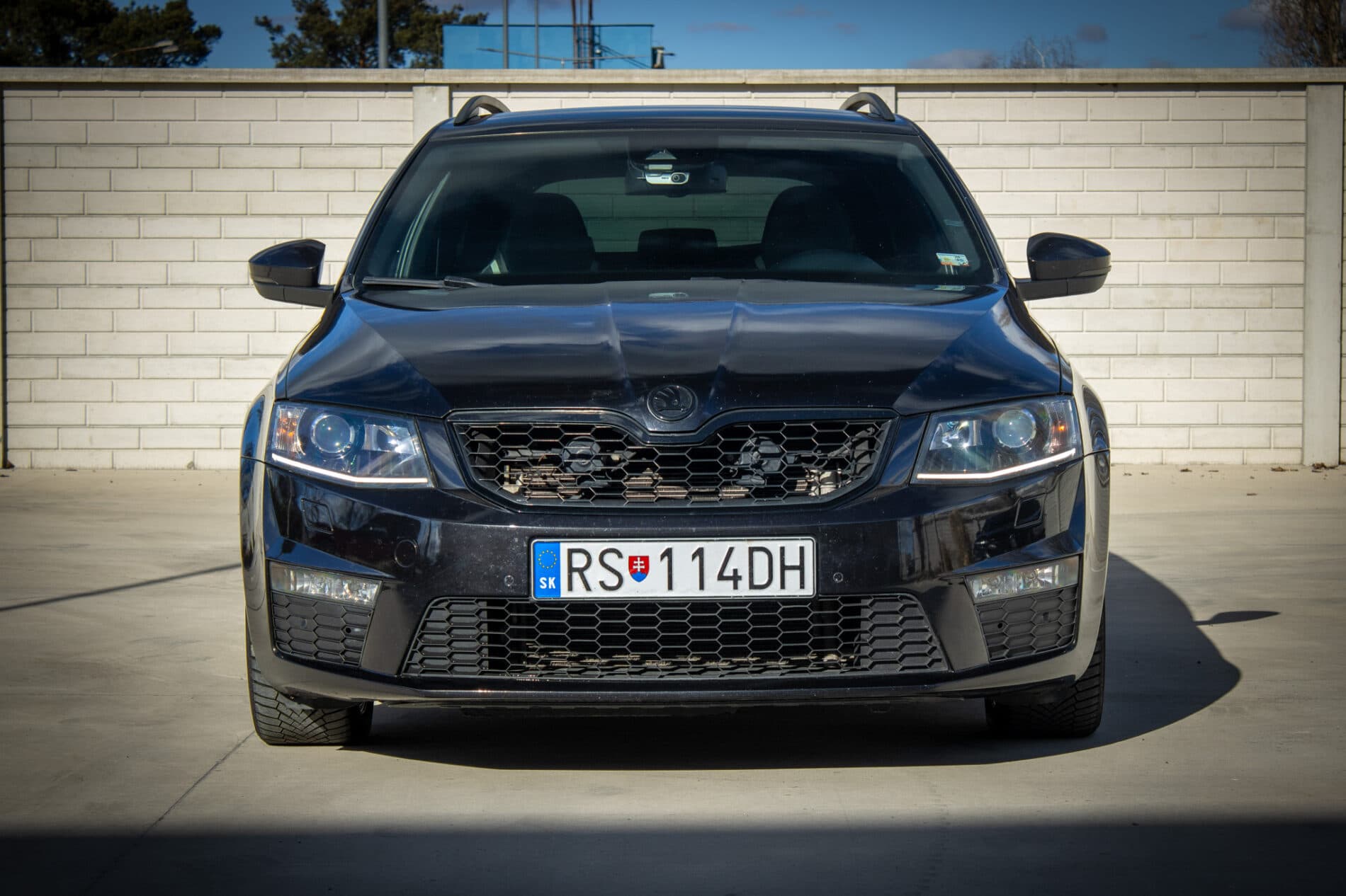 2016 Skoda Octavia RS, černá kombi, 237 027 km