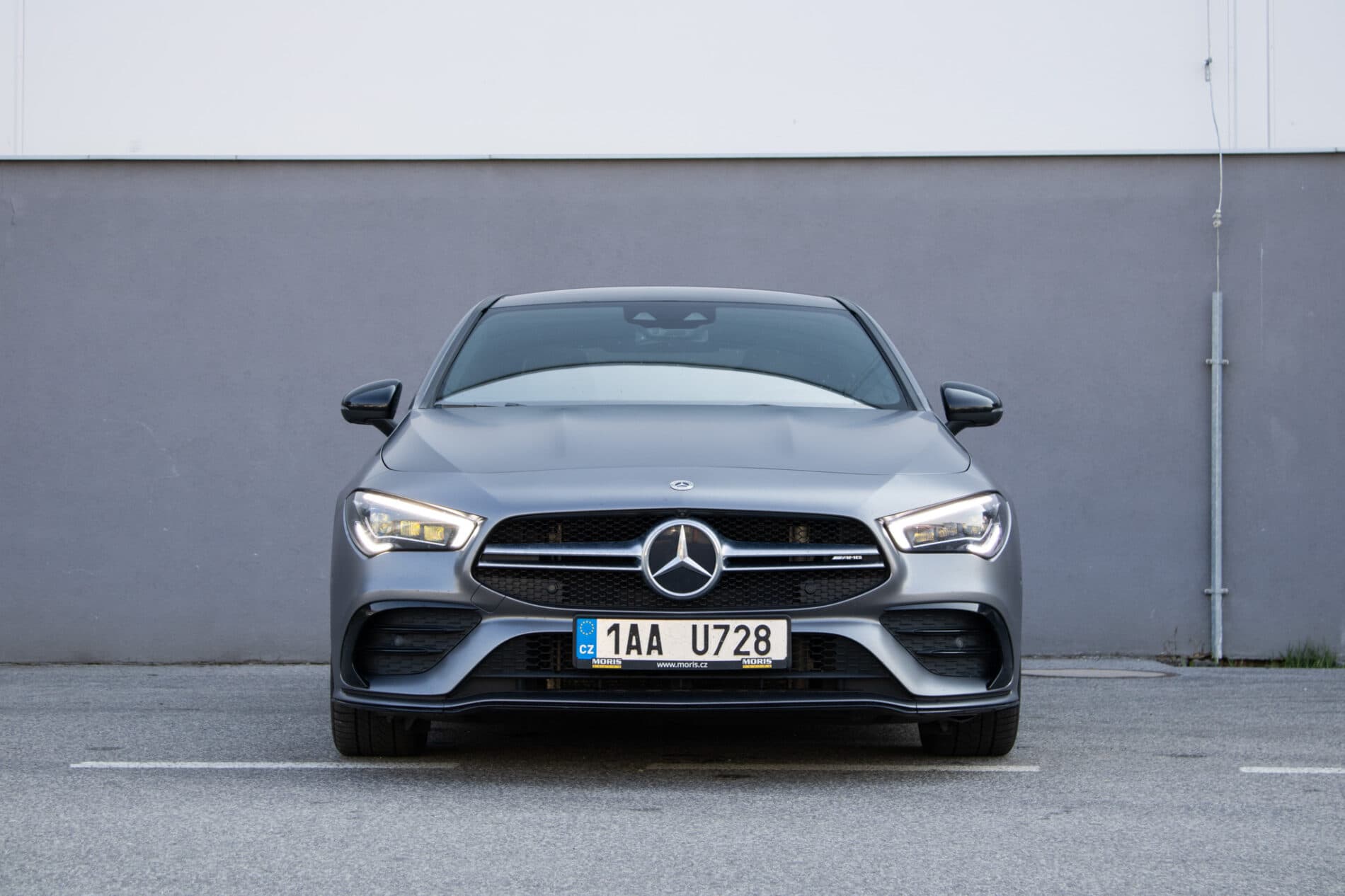 2019 Mercedes-Benz CLA 35 AMG, šedá kupé, 100 867 km