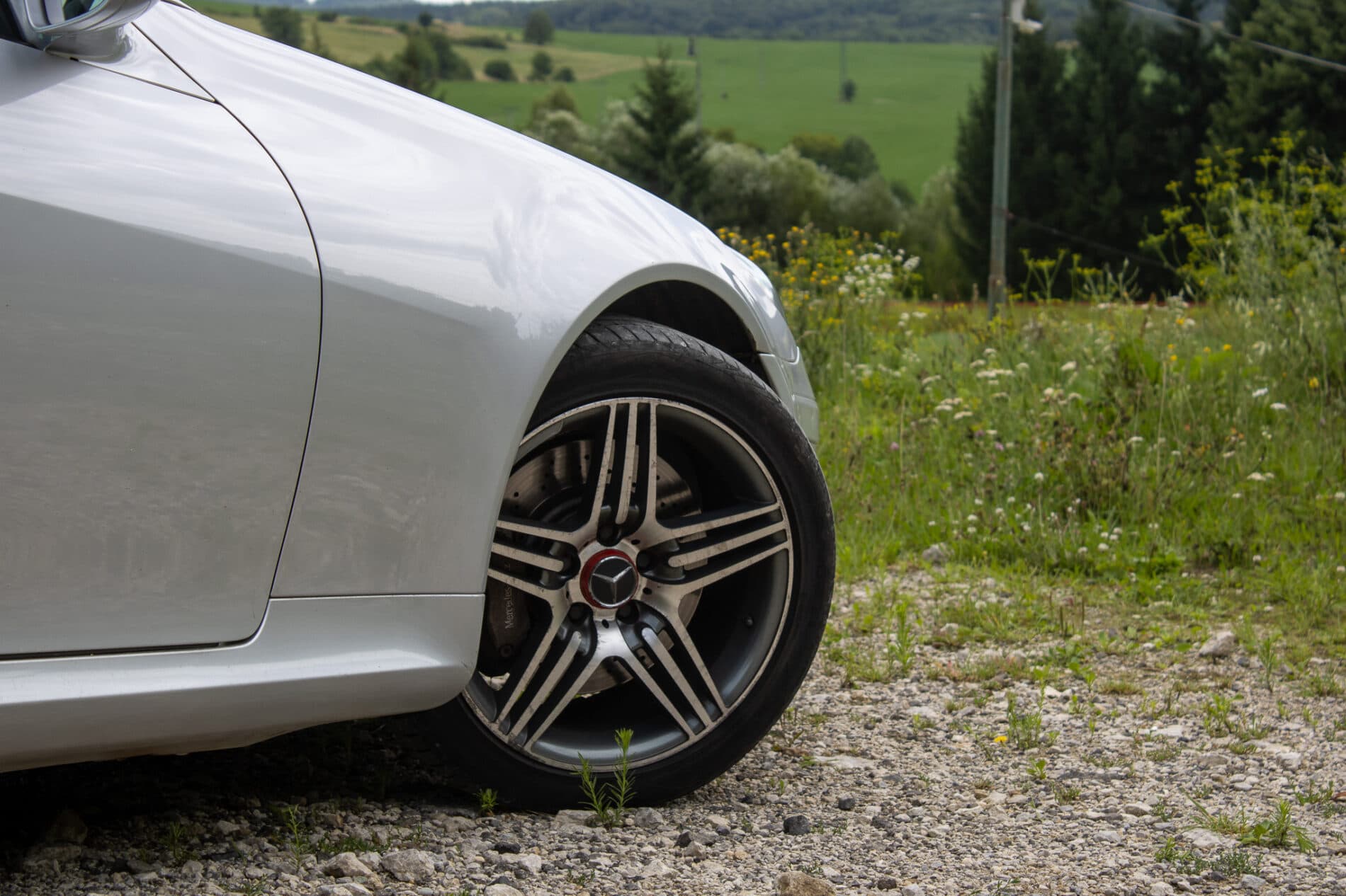 2004 Mercedes-Benz SLK 350, šedá kabriolet, 226 941 km