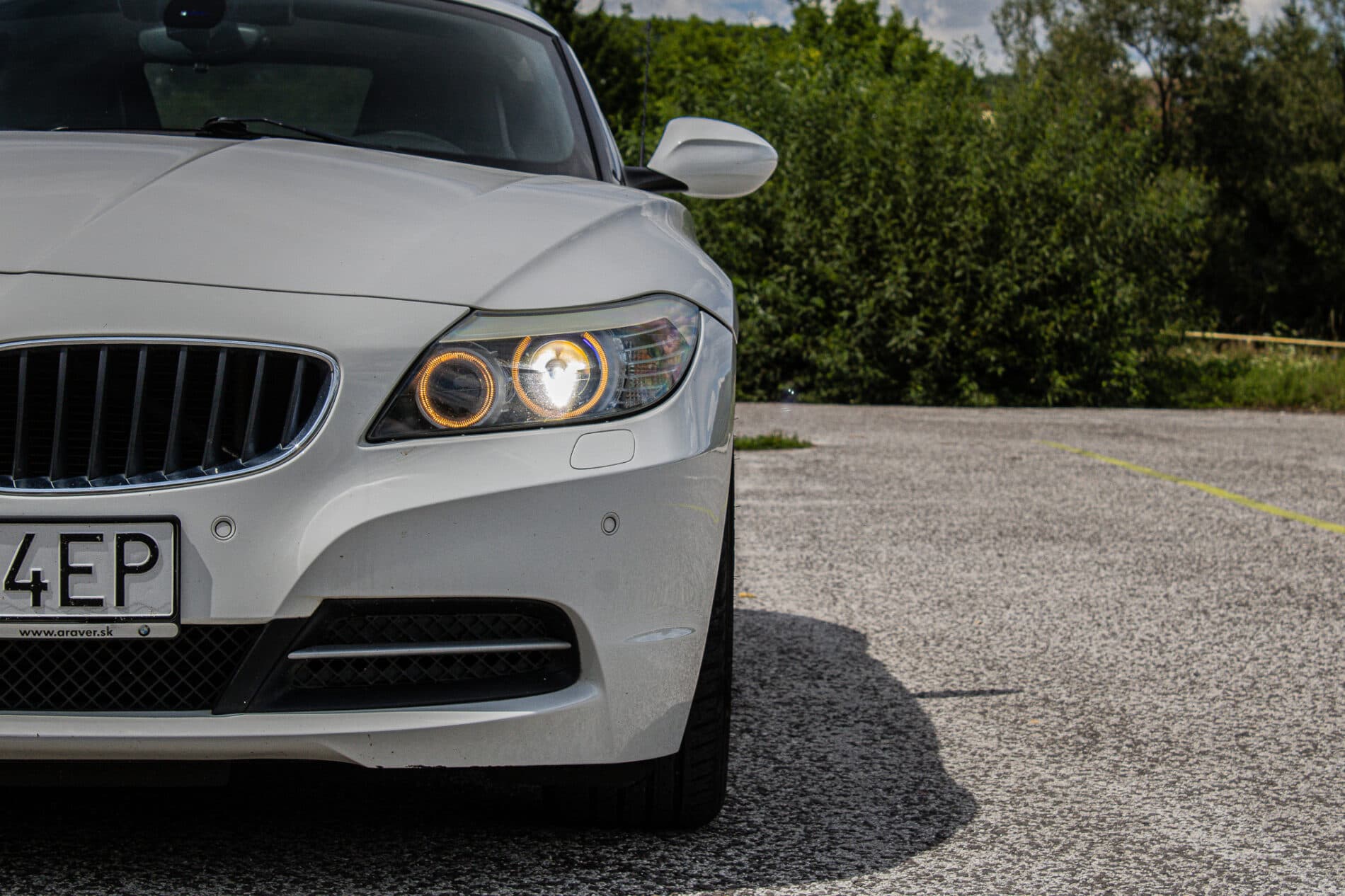 2012 BMW Z4, bílá kabriolet, 170 435 km