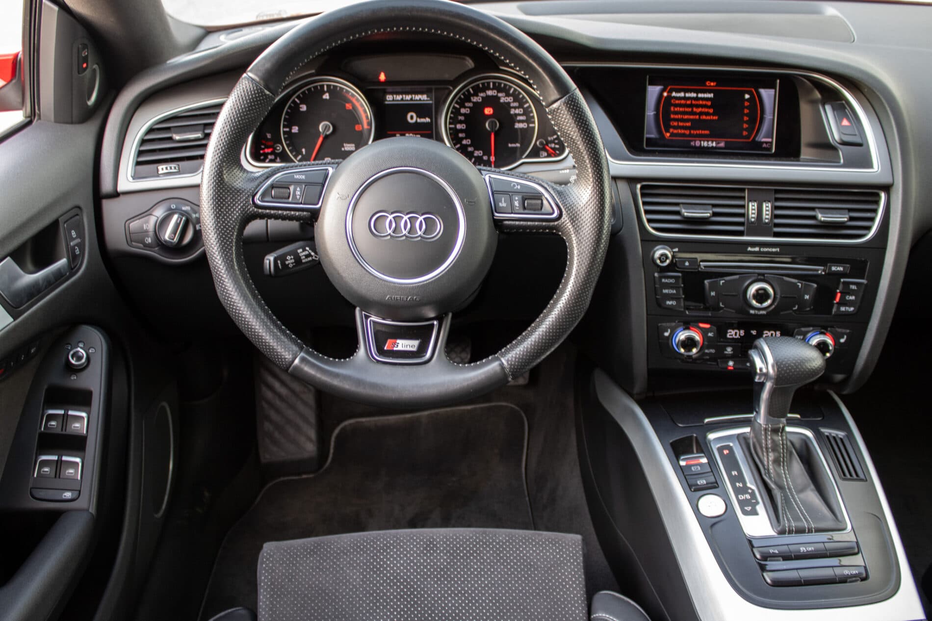 2012 AUDI A5, červená kupé, 142 939 km