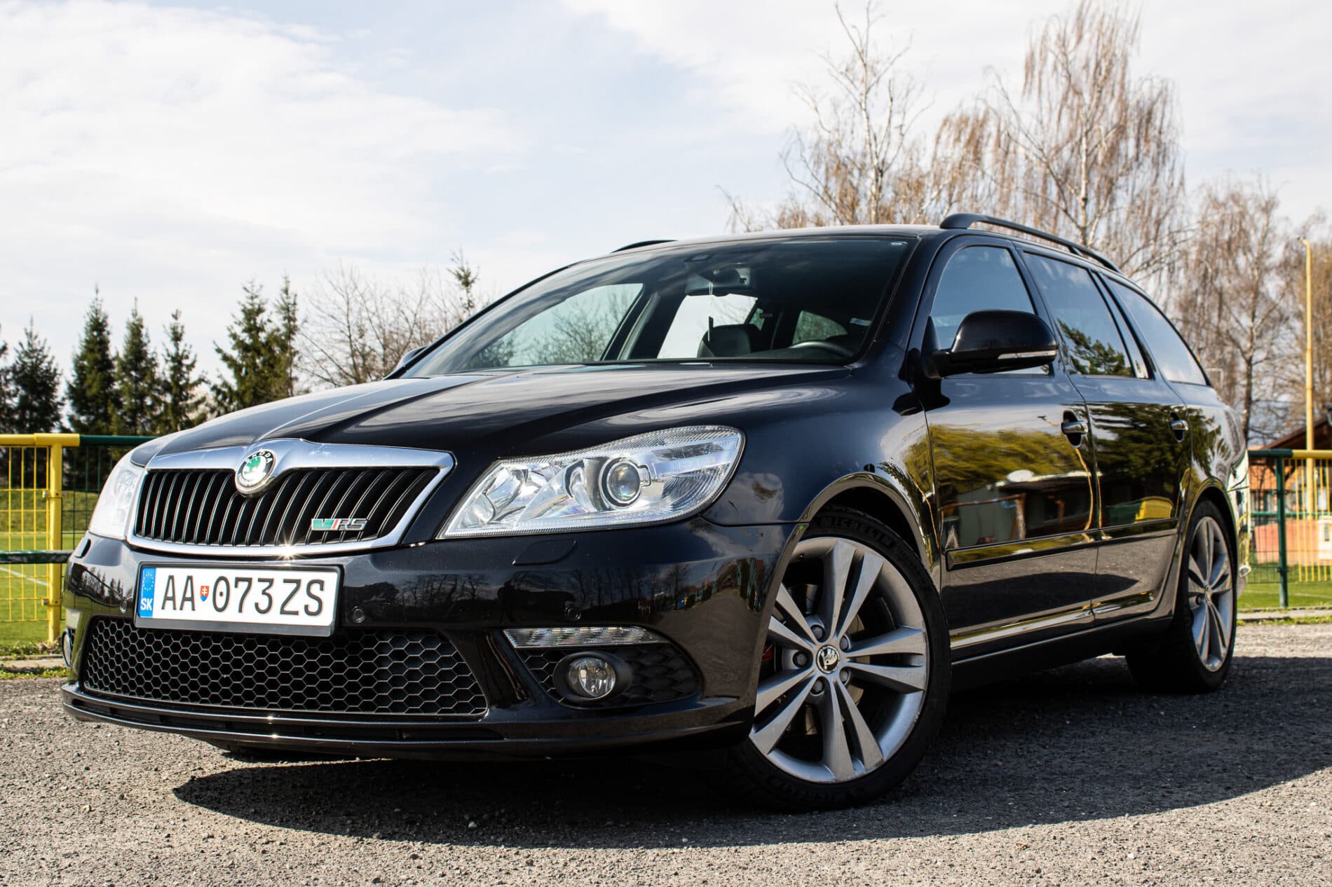 2011 Skoda Octavia RS, černá kombi, 190 807 km