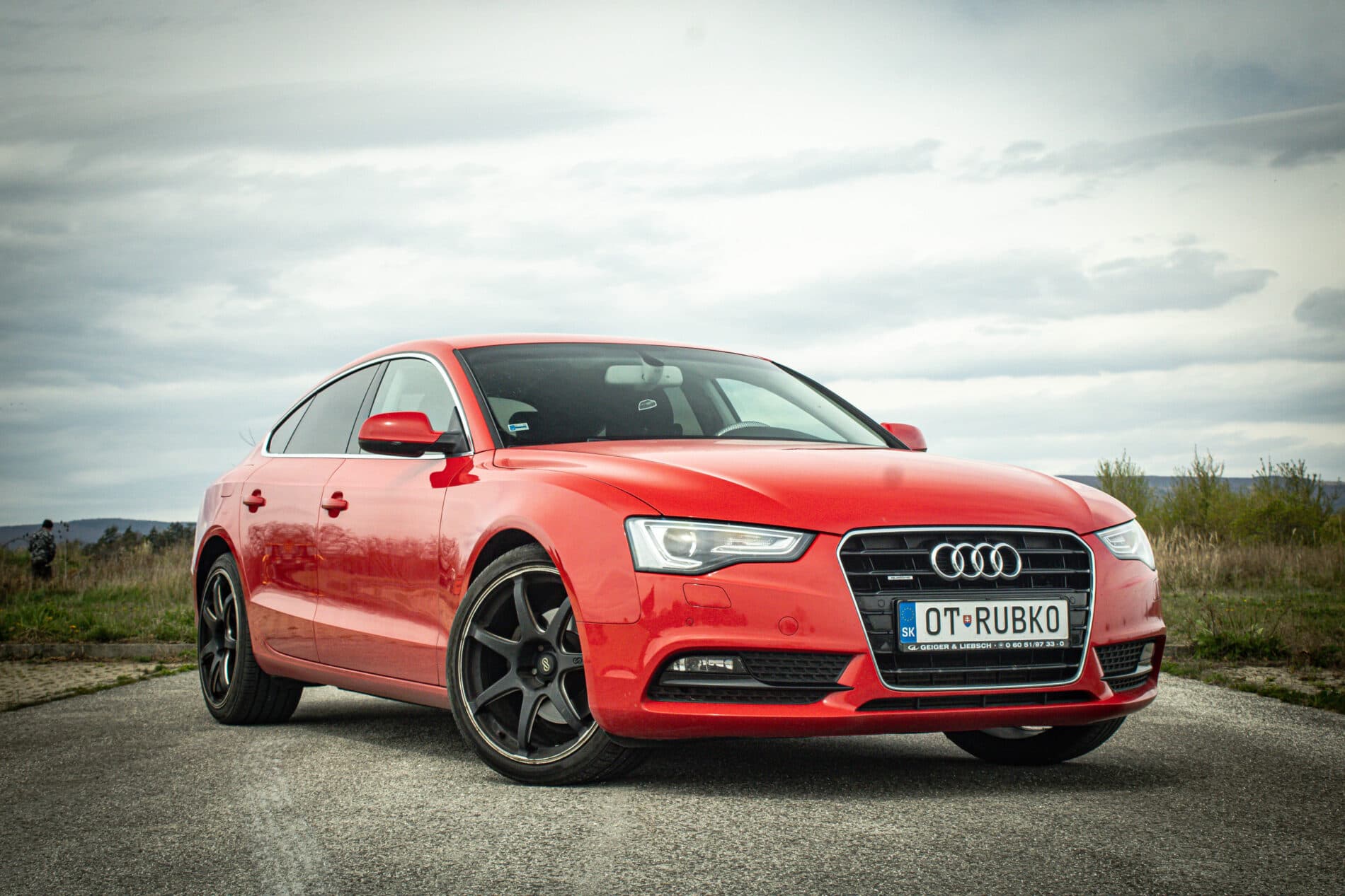 2013 AUDI A5, červená, 187 000 km