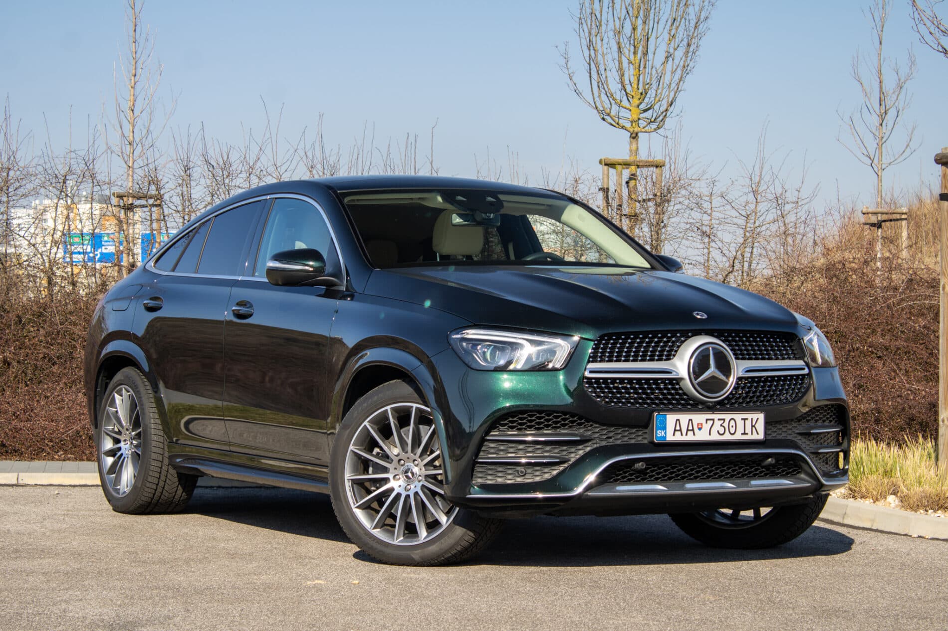 2022 Mercedes-Benz GLE 400d, zelená suv, 44 525 km