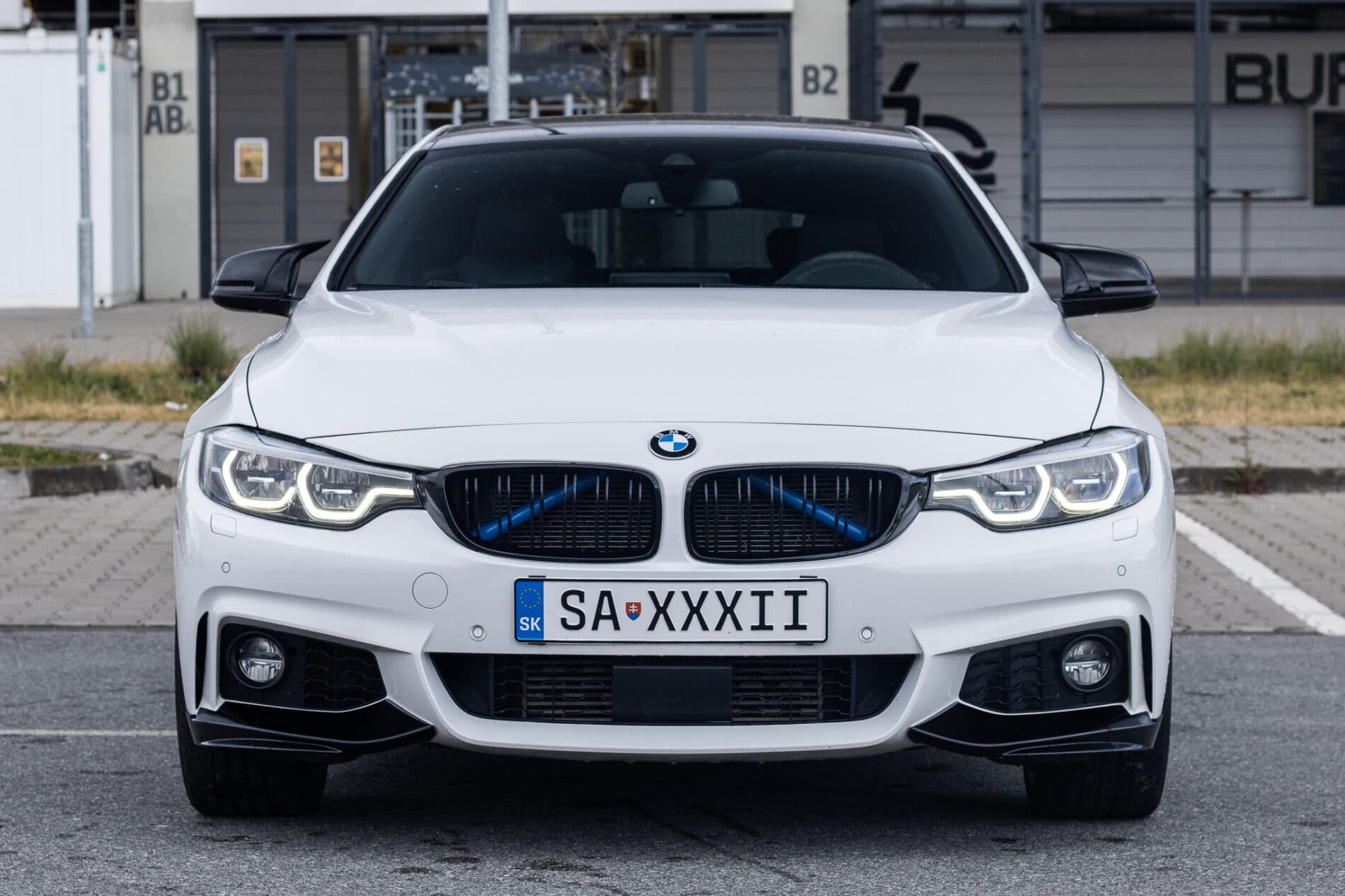 2017 BMW 435d, bílá sedan, 160 247 km