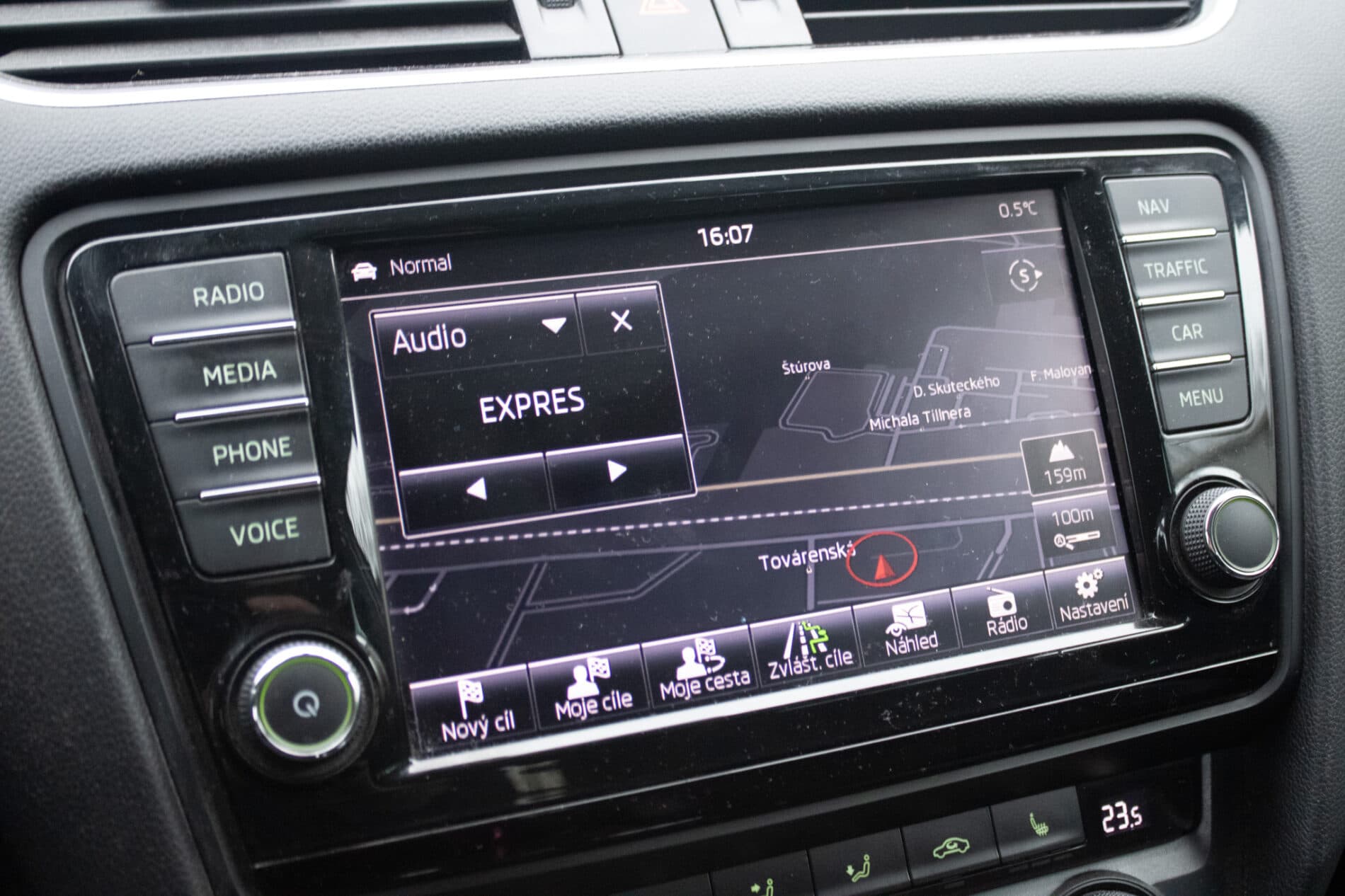 2015 Skoda Octavia RS, hnědá kombi, 205 479 km