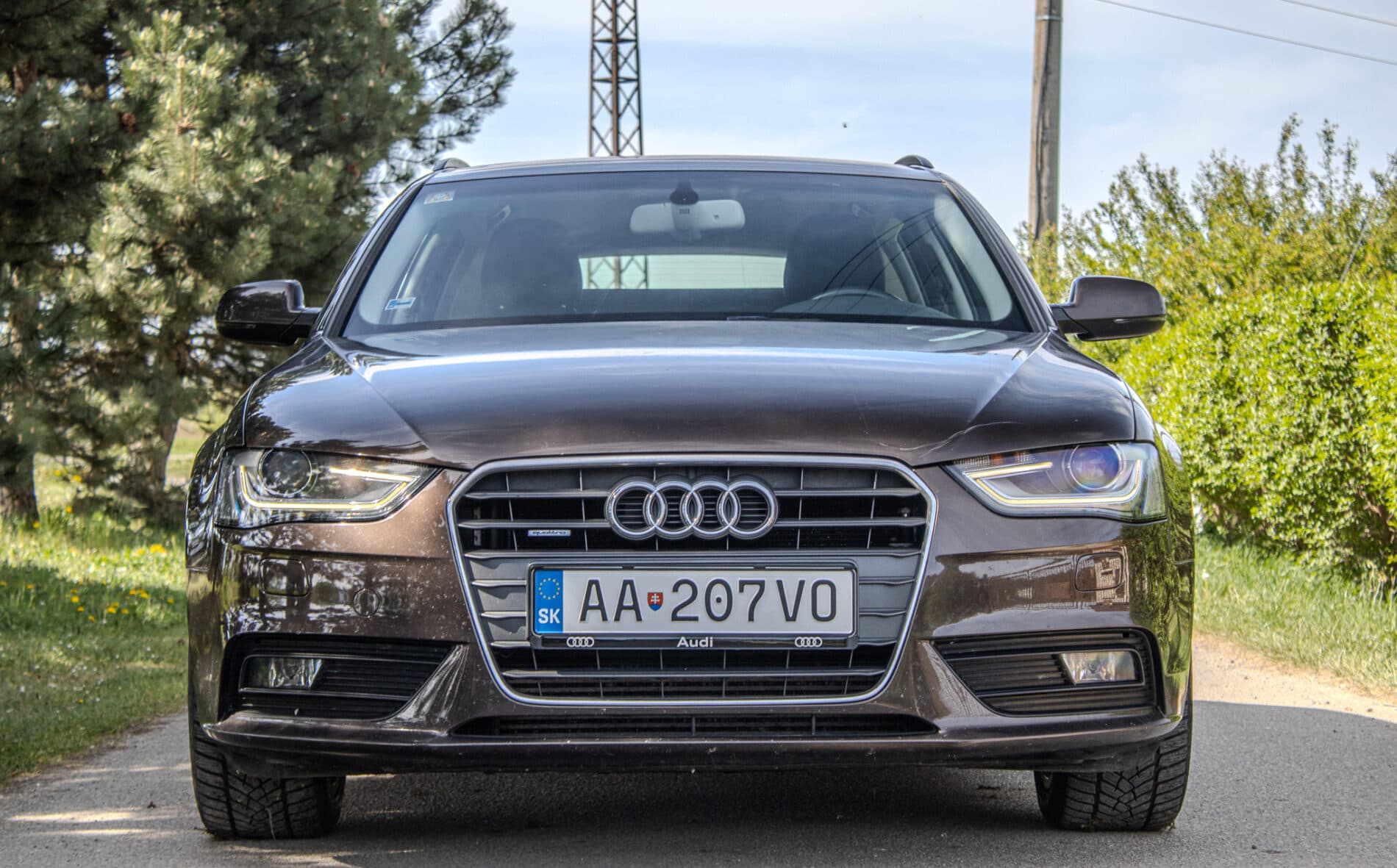 2012 AUDI A4, hnědá kombi, 223 486 km