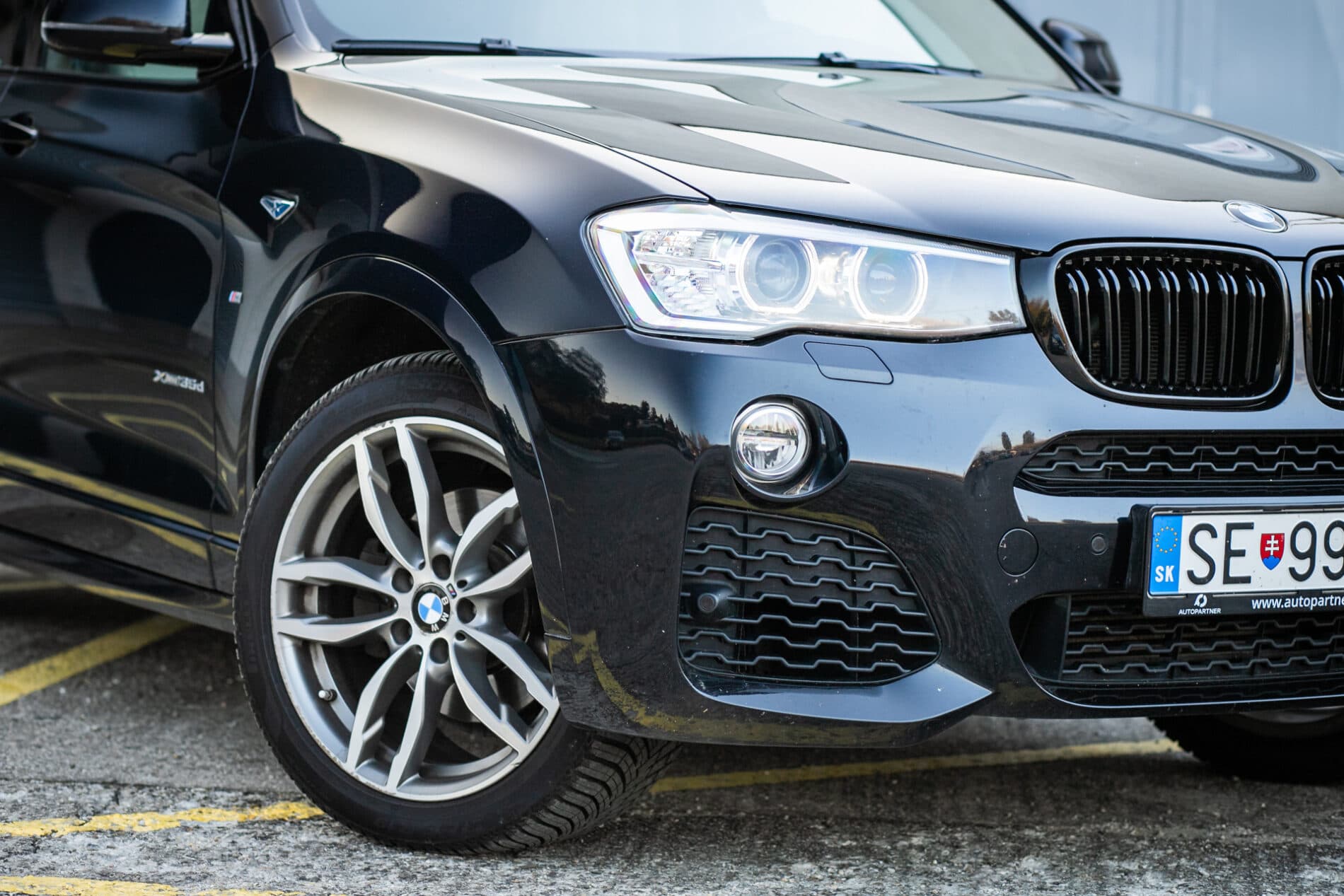 2015 BMW X3 35d, černá suv, 100 501 km