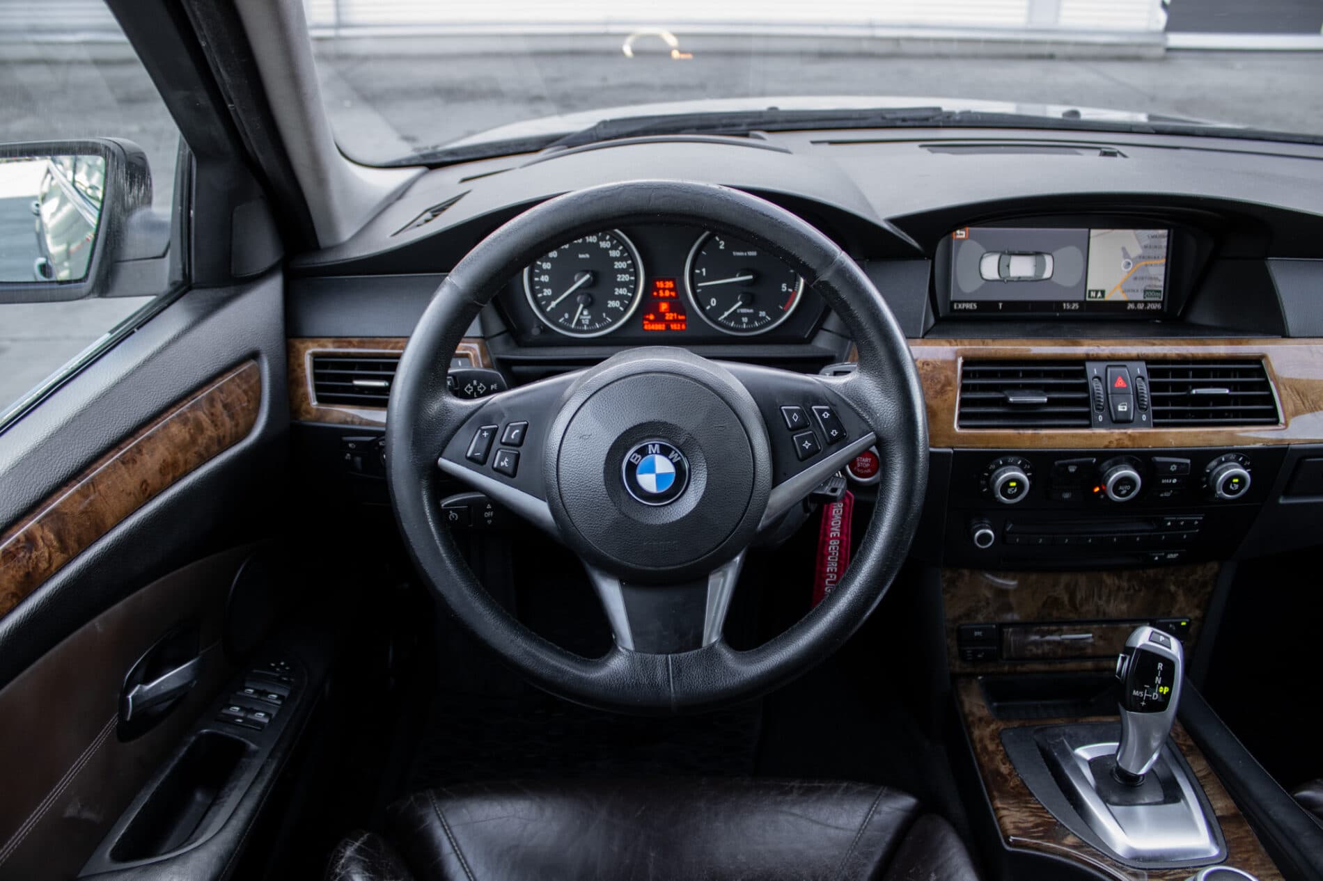 2008 BMW 535d, černá sedan, 454 382 km