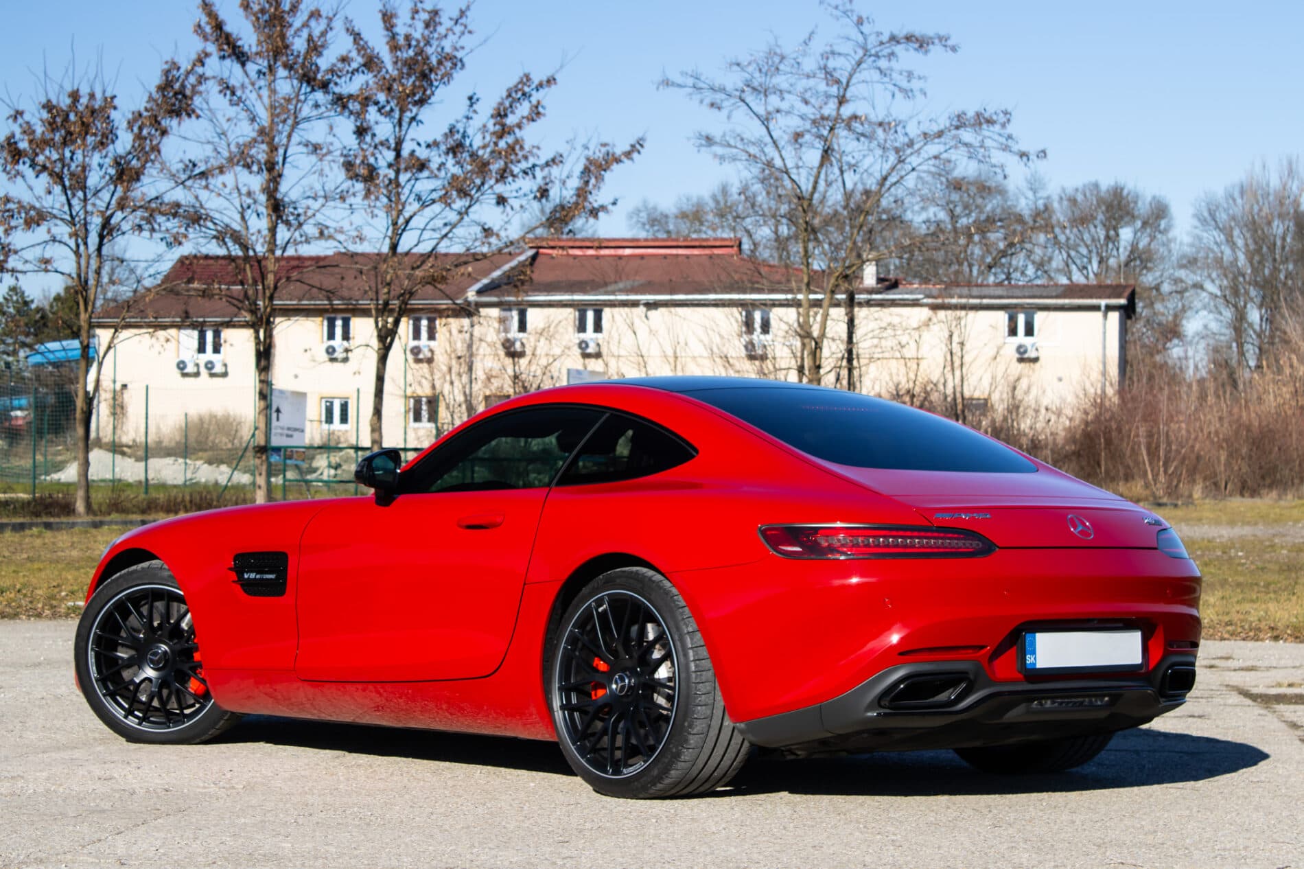 2018 Mercedes-Benz AMG GT S, červená kupé, 38 050 km