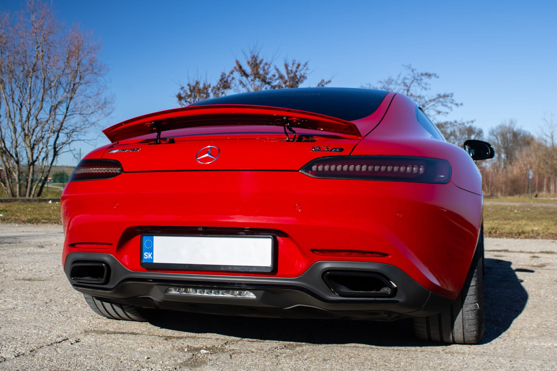 2018 Mercedes-Benz AMG GT S, červená kupé, 38 050 km