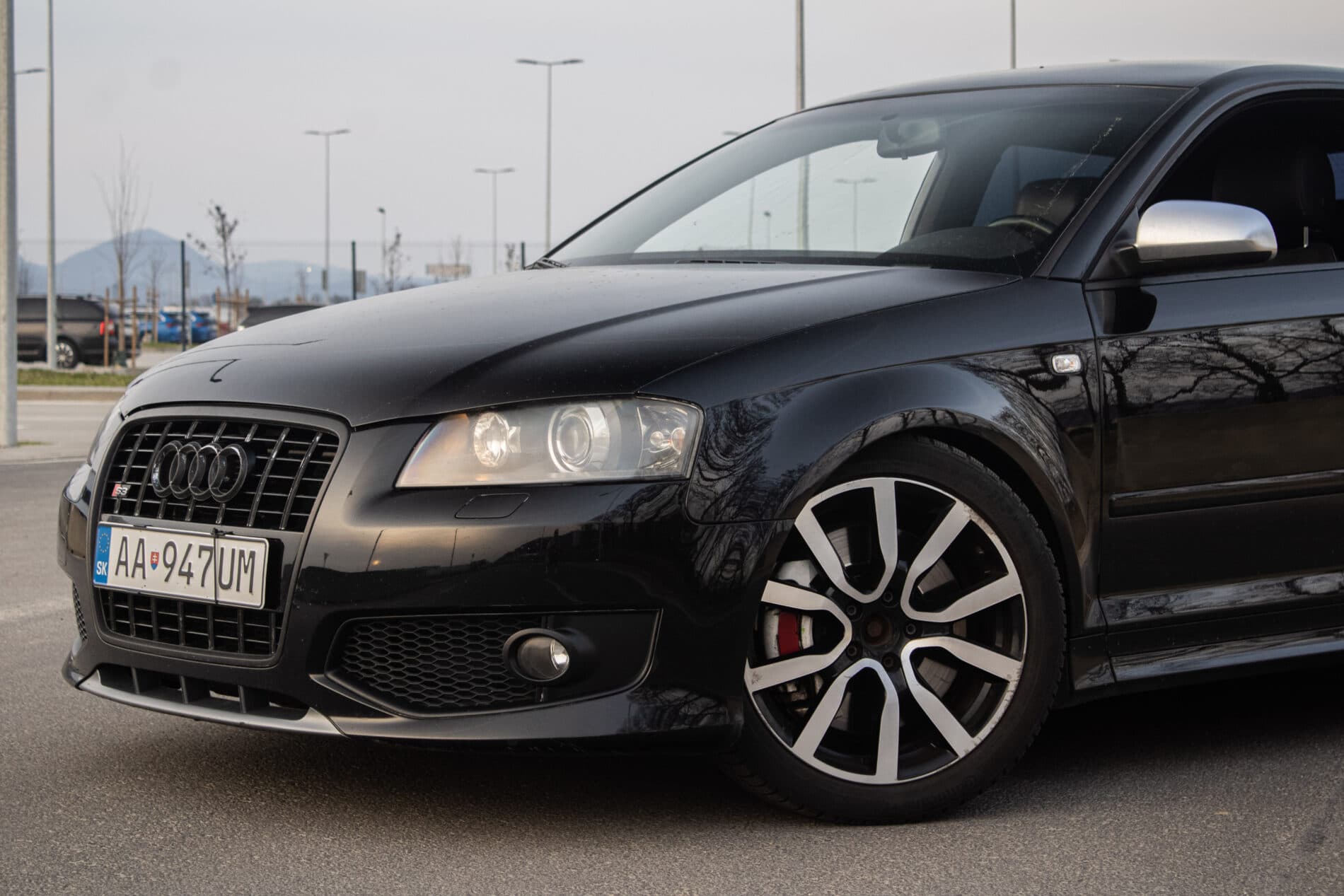 2007 AUDI S3, černá hatchback, 216 735 km