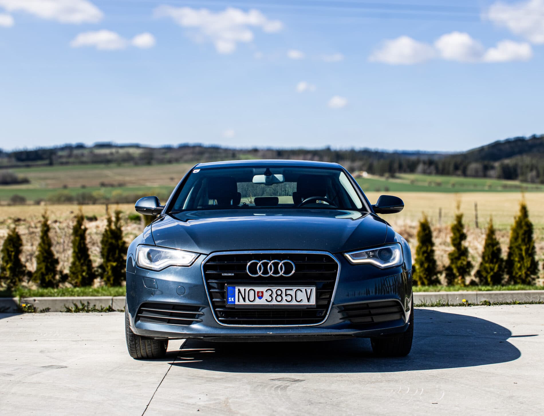 2014 AUDI A6, šedá sedan, 291 885 km