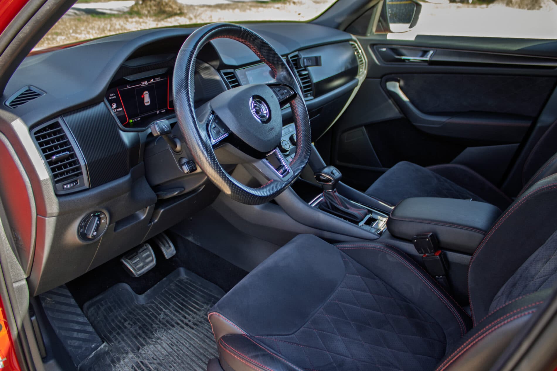 2019 Skoda Kodiaq RS, červená suv, 174 325 km