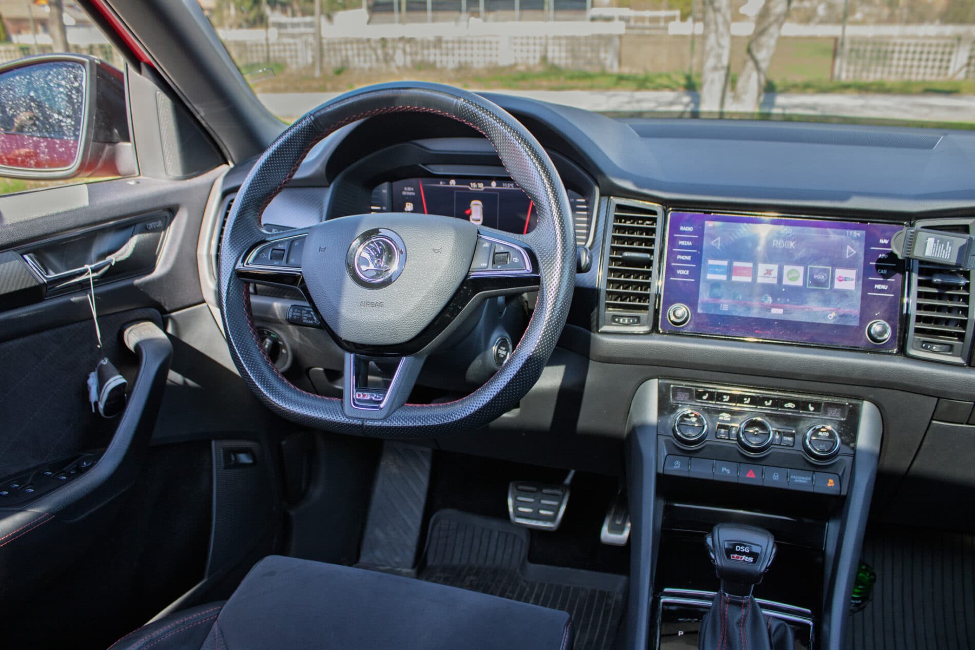 2019 Skoda Kodiaq RS, červená suv, 174 325 km