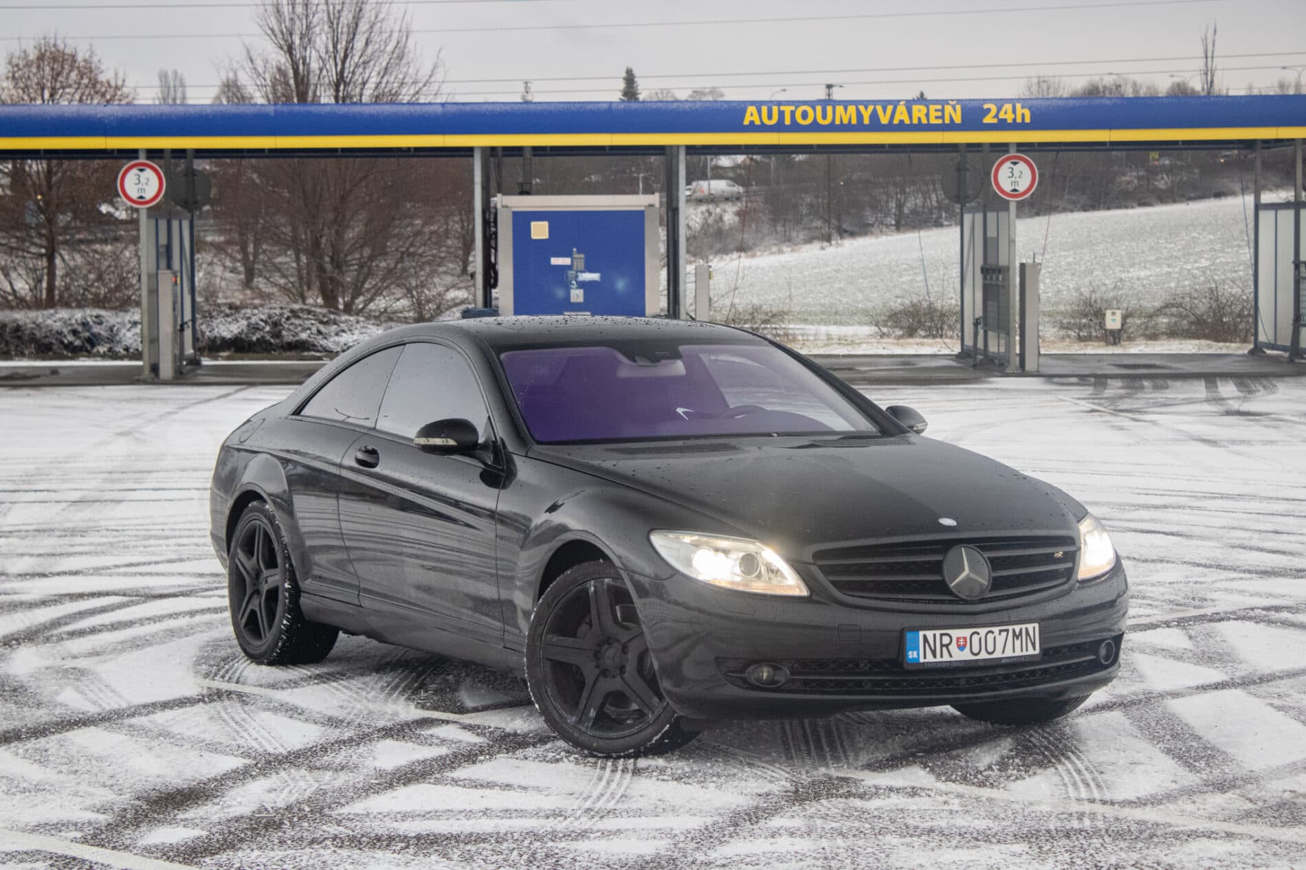2008 Mercedes-Benz CL 500, černá kupé, 198 186 km