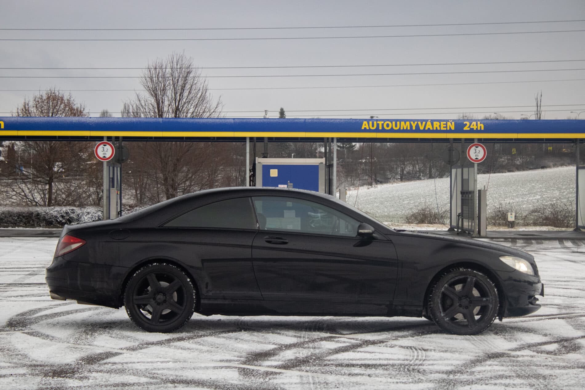 2008 Mercedes-Benz CL 500, černá kupé, 198 186 km