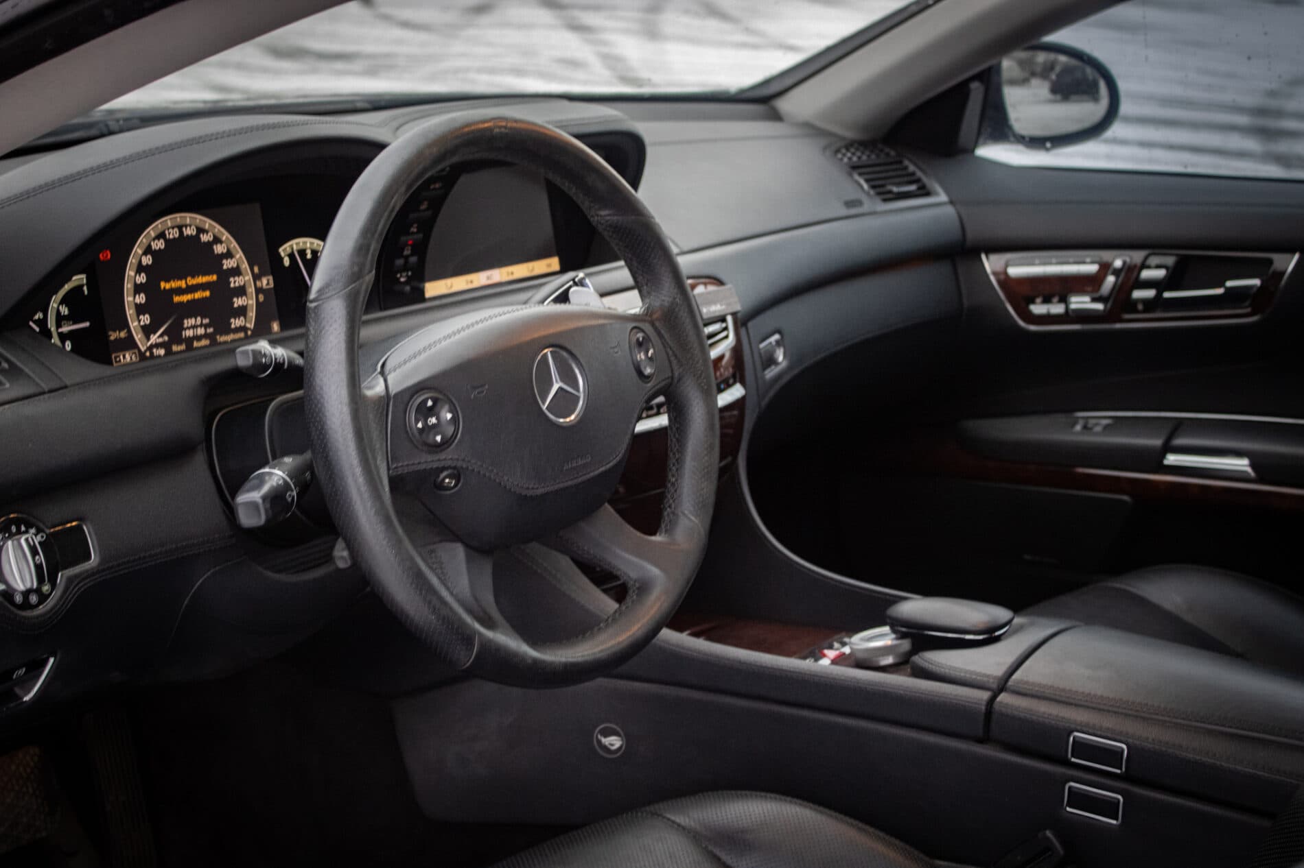 2008 Mercedes-Benz CL 500, černá kupé, 198 186 km