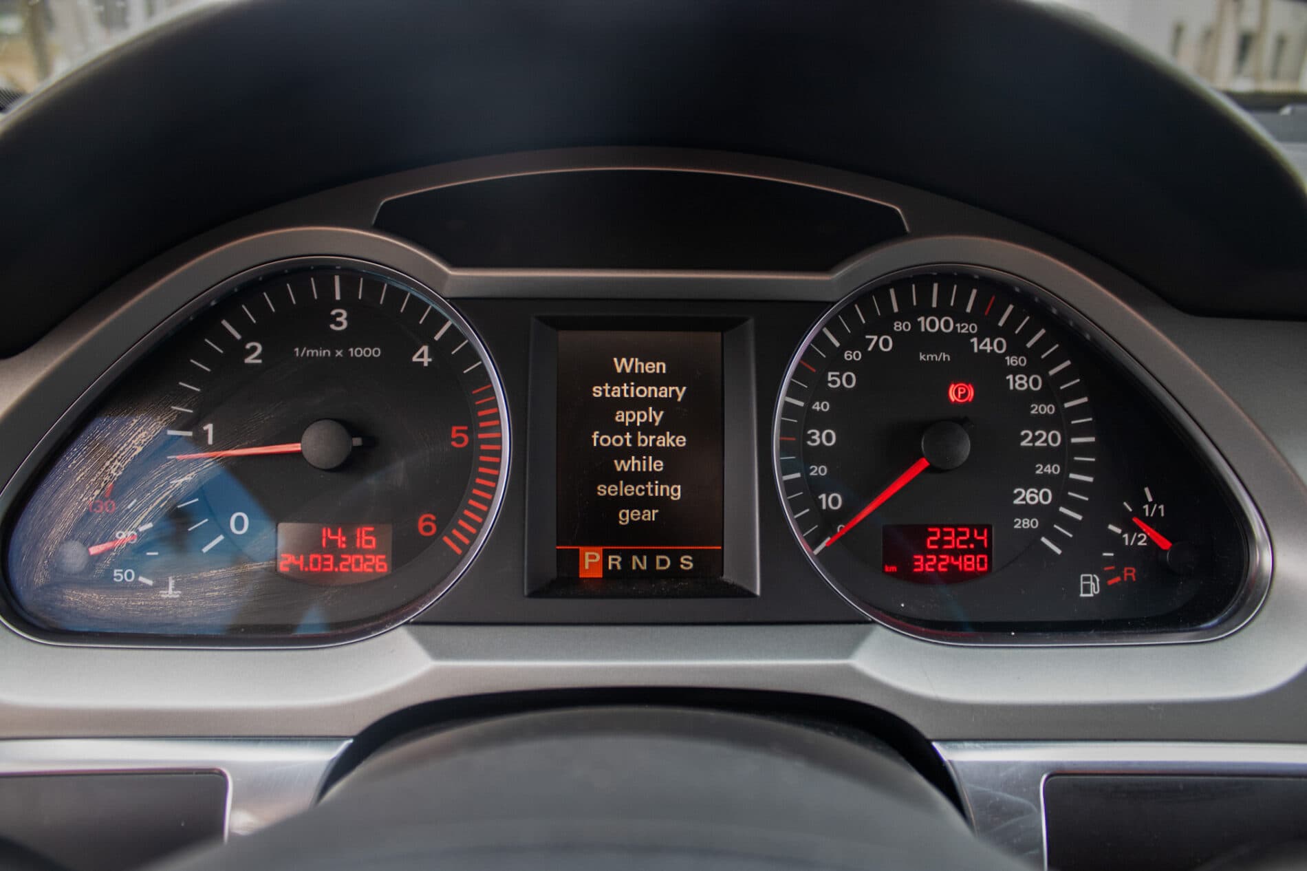 2008 AUDI A6, šedá kombi, 322 480 km