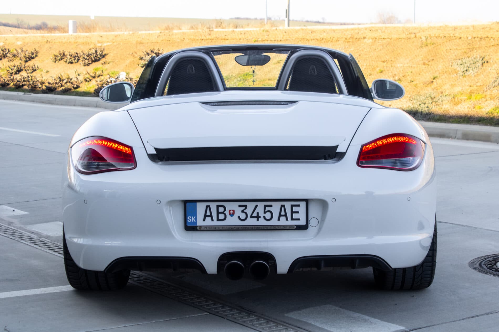 2010 Porsche Boxster S, bílá kabriolet, 57 649 km