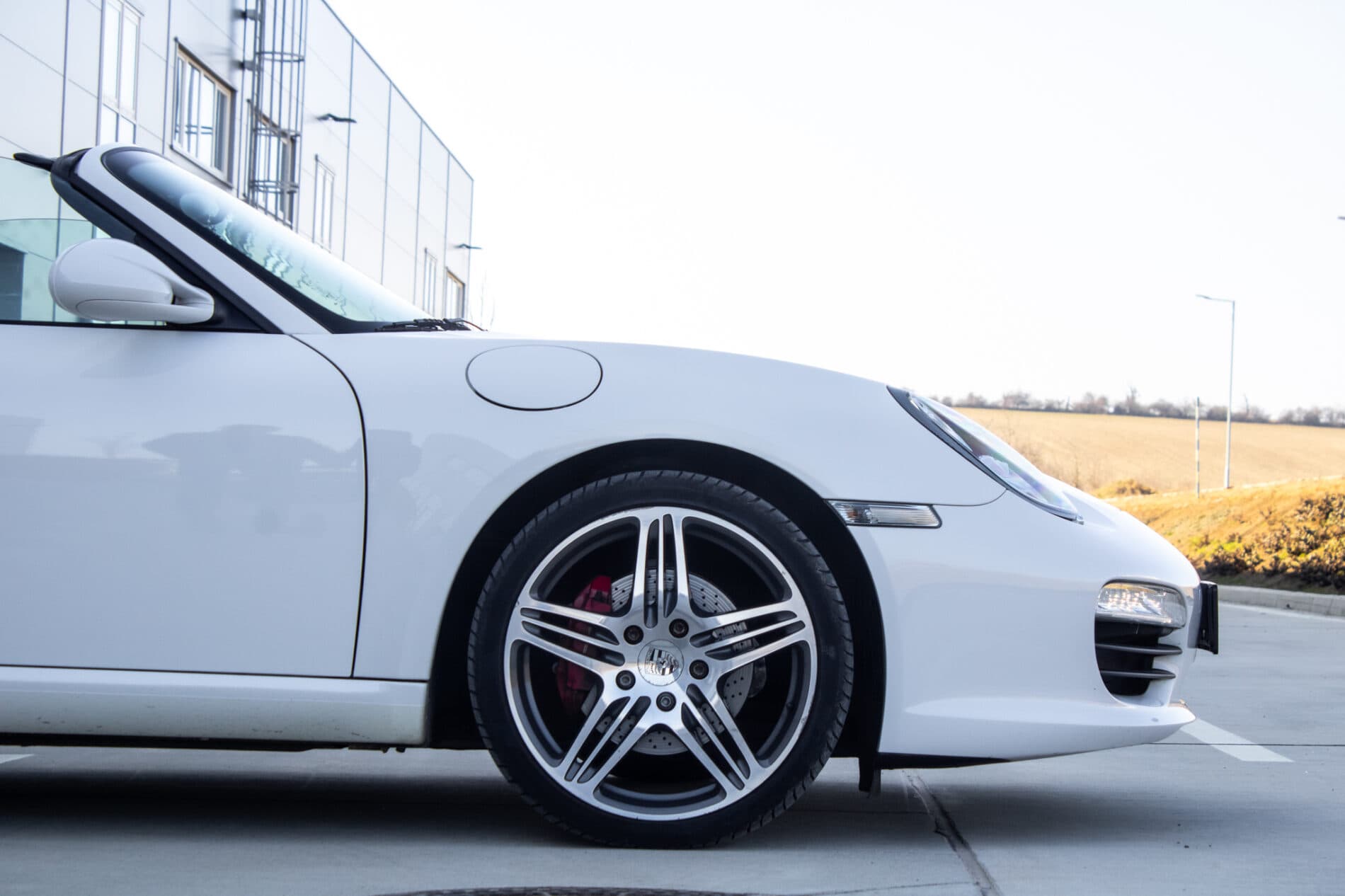 2010 Porsche Boxster S, bílá kabriolet, 57 649 km