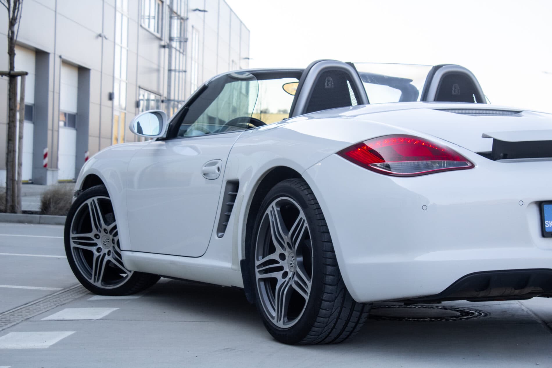 2010 Porsche Boxster S, bílá kabriolet, 57 649 km