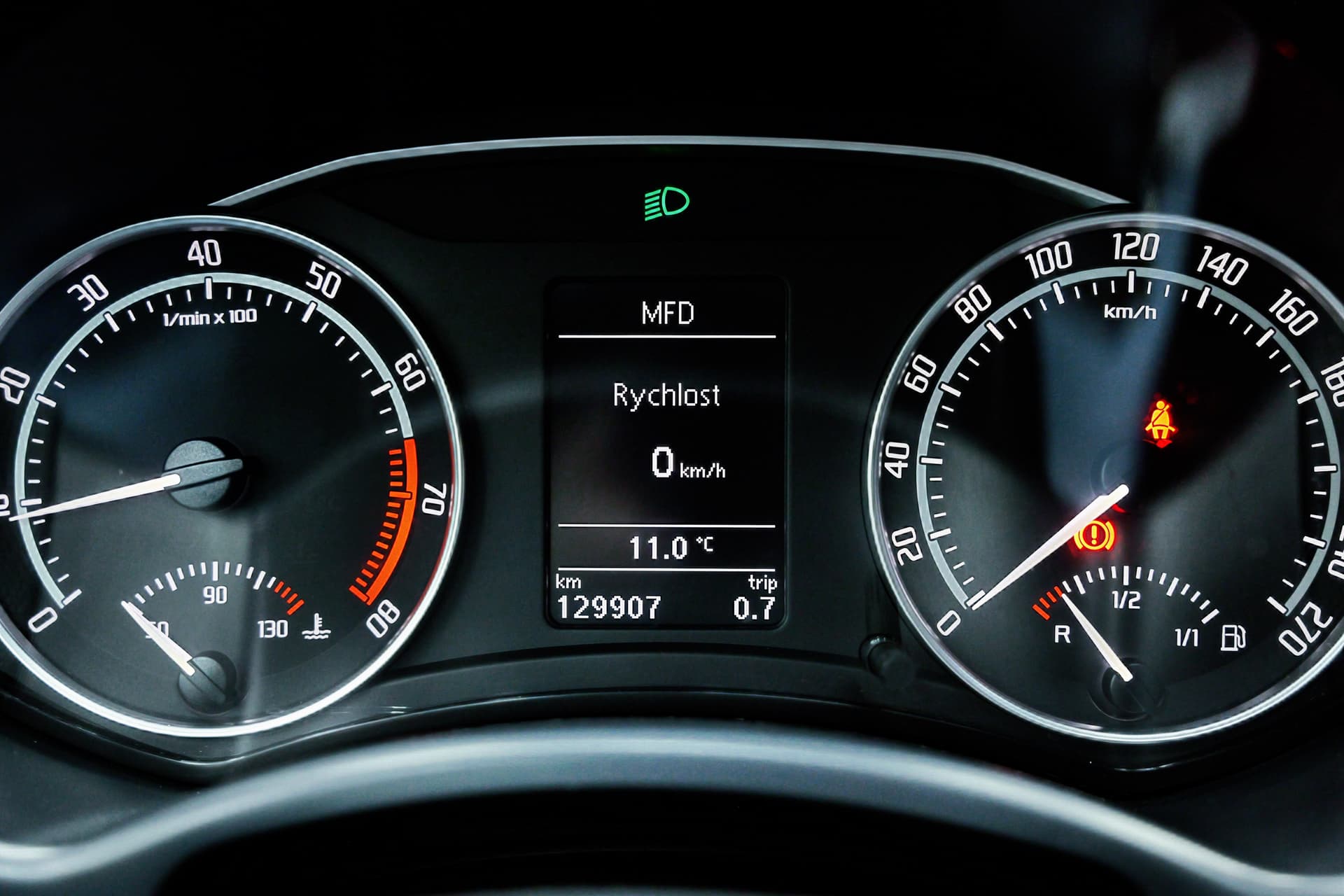2009 Skoda Octavia RS mk2 combi, bílá kombi, 129 910 km