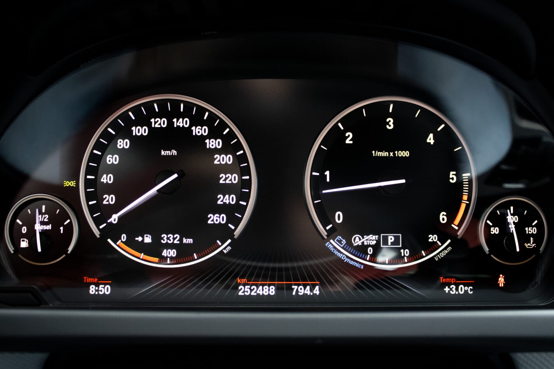 2015 BMW 640d, černá, 252 488 km