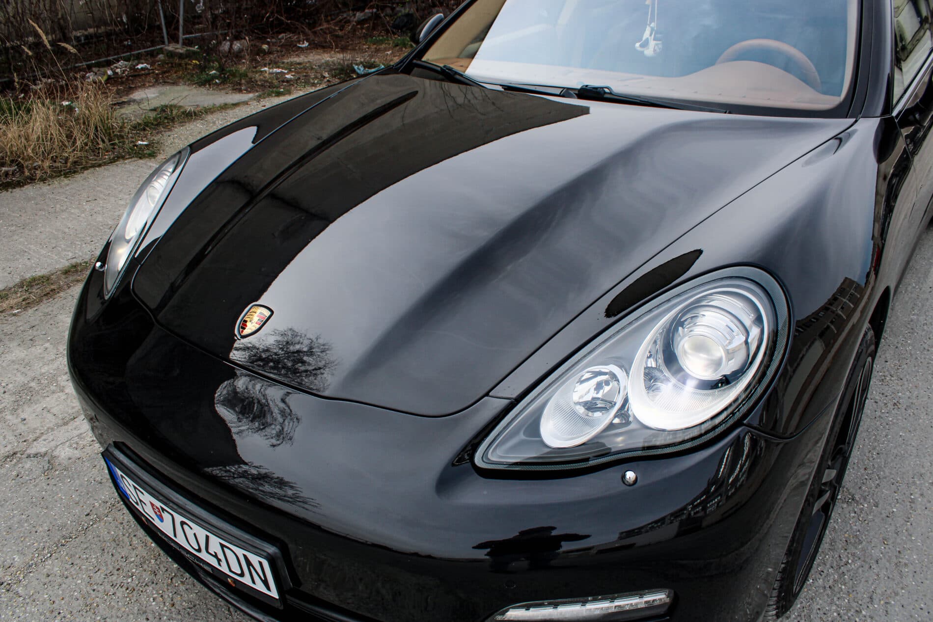 2010 Porsche Panamera S / 4S, černá sedan, 264 126 km