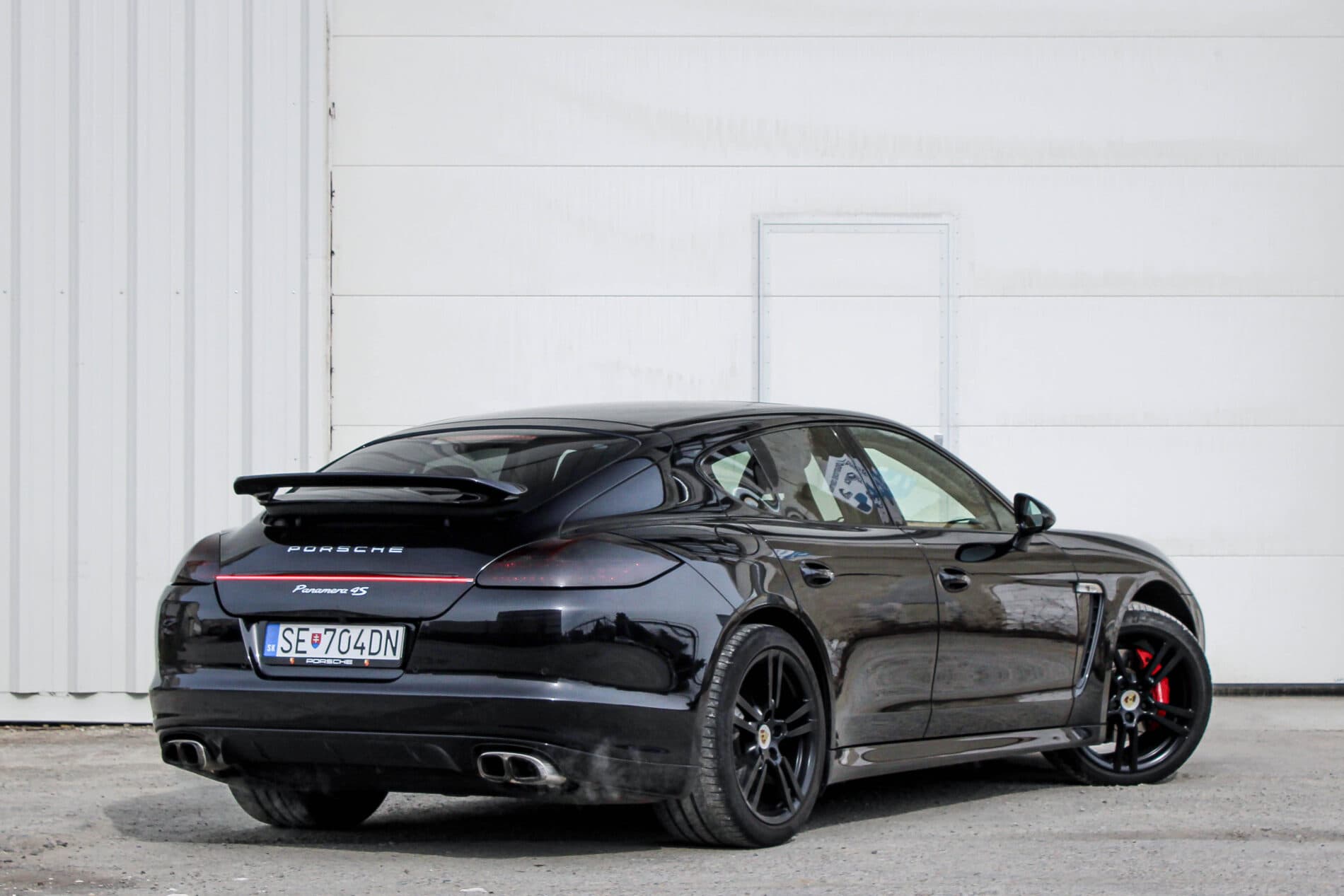 2010 Porsche Panamera S / 4S, černá sedan, 264 126 km
