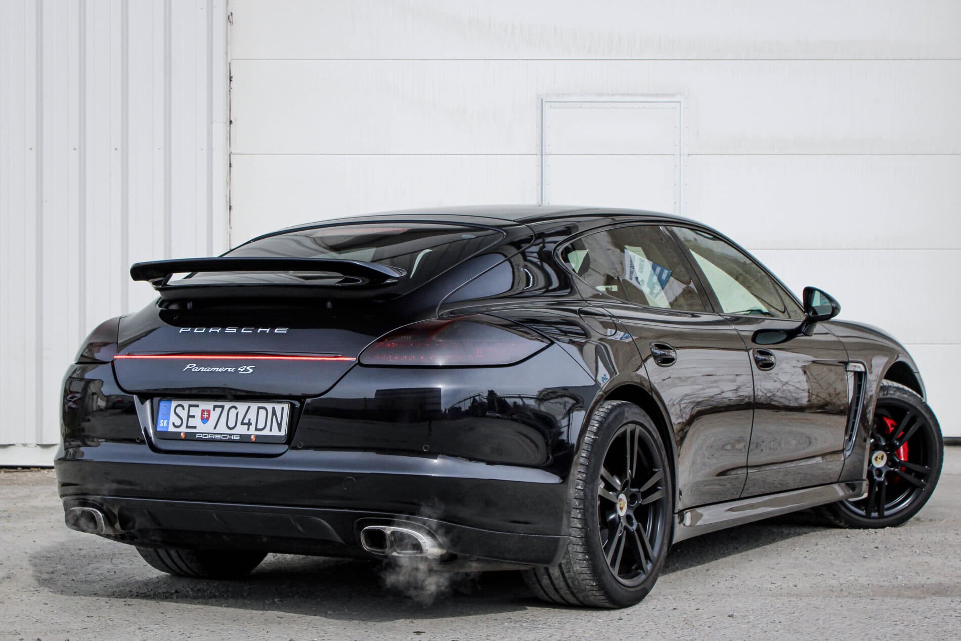 2010 Porsche Panamera S / 4S, černá sedan, 264 126 km
