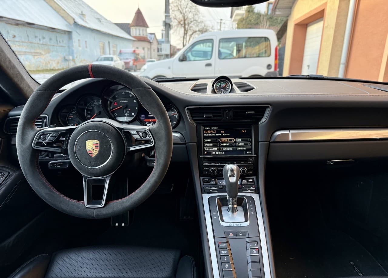 2014 Porsche 991 Turbo TechArt, černá kupé, 78 955 km