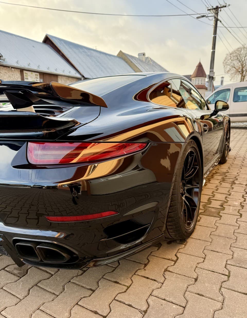 2014 Porsche 991 Turbo TechArt, černá kupé, 78 955 km