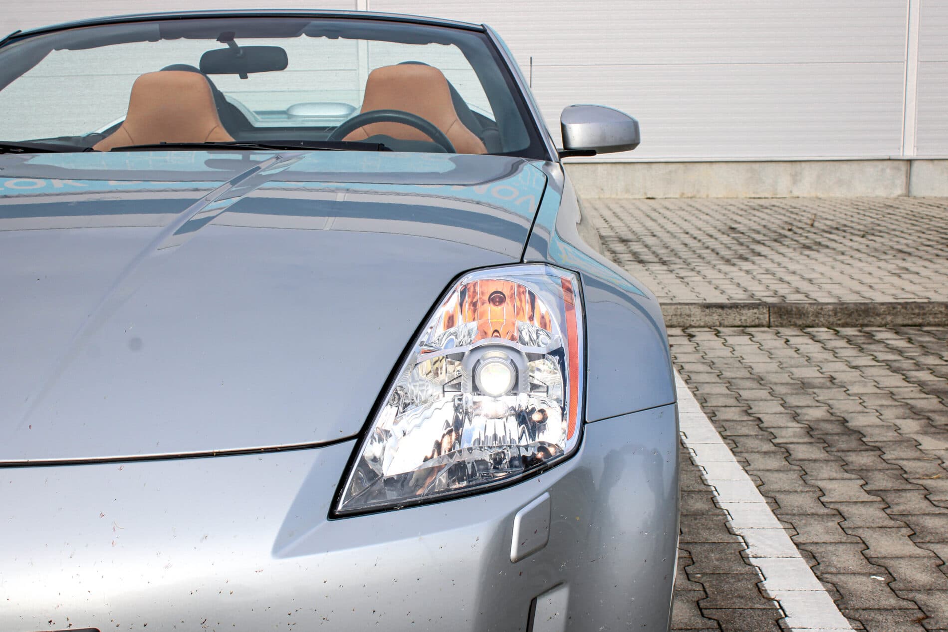 2005 Nissan 350Z, stříbrná kabriolet, 36 427 km