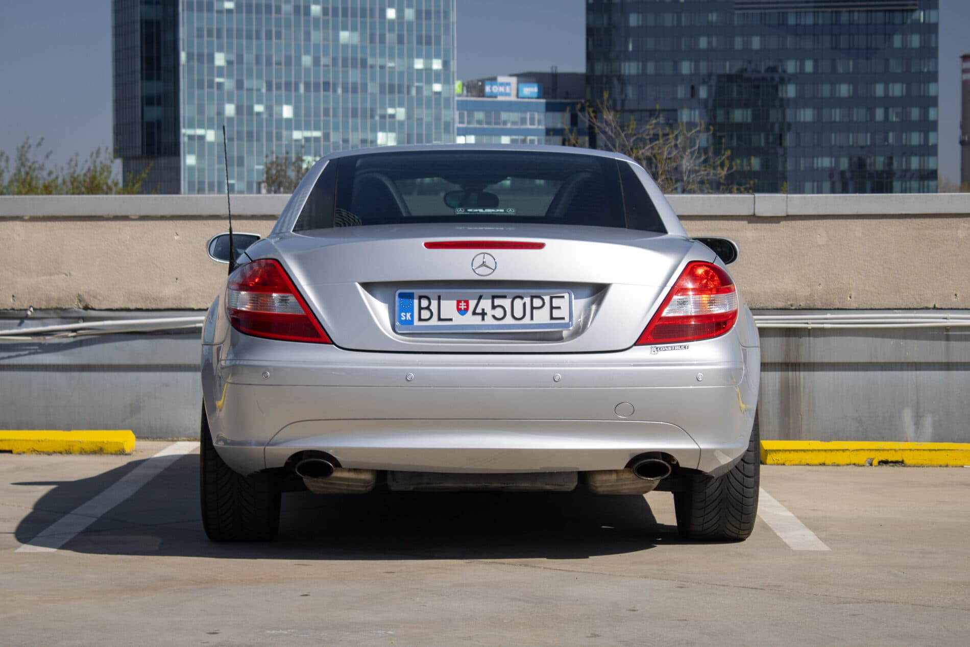 2006 Mercedes-Benz SLK 200 Komp., stříbrná kabriolet, 87 500 km