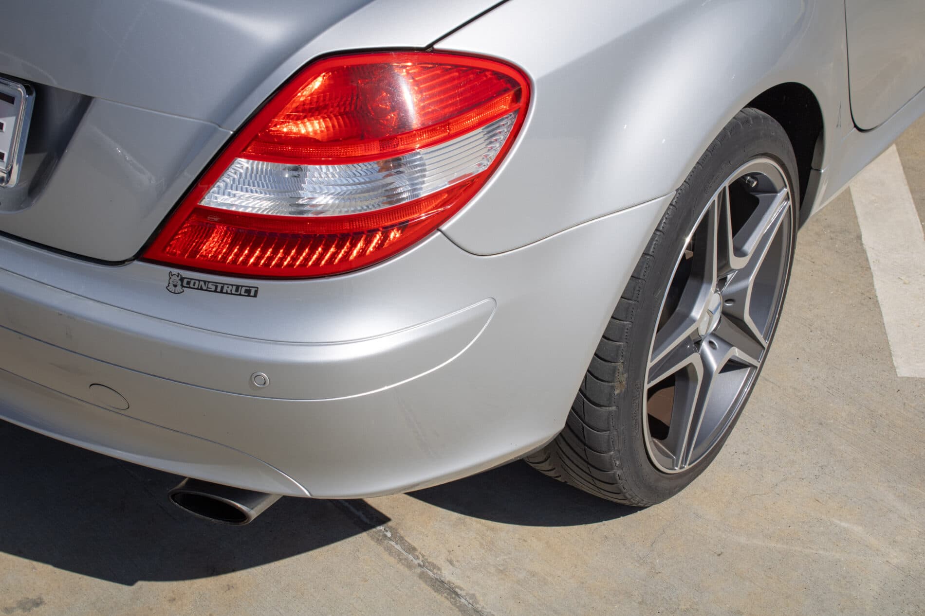 2006 Mercedes-Benz SLK 200 Komp., stříbrná kabriolet, 87 500 km
