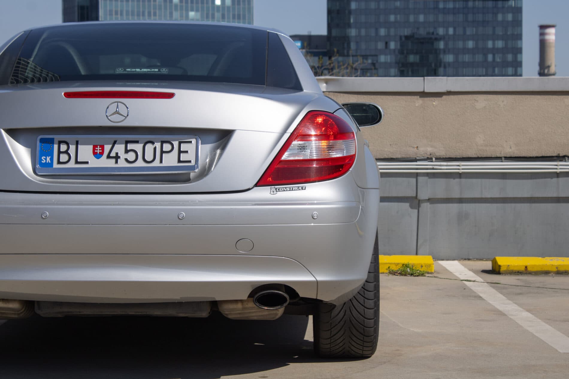 2006 Mercedes-Benz SLK 200 Komp., stříbrná kabriolet, 87 500 km
