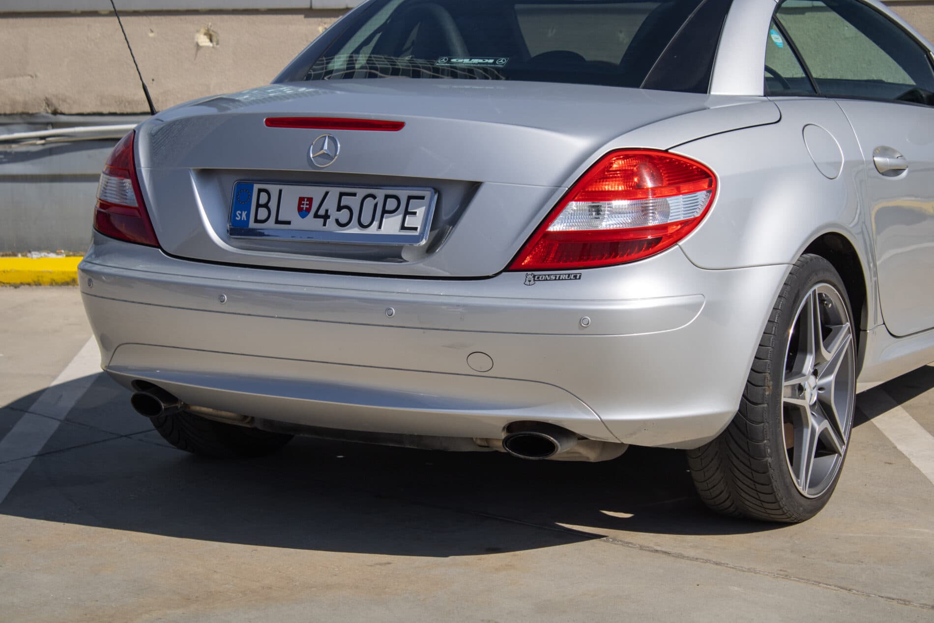 2006 Mercedes-Benz SLK 200 Komp., stříbrná kabriolet, 87 500 km