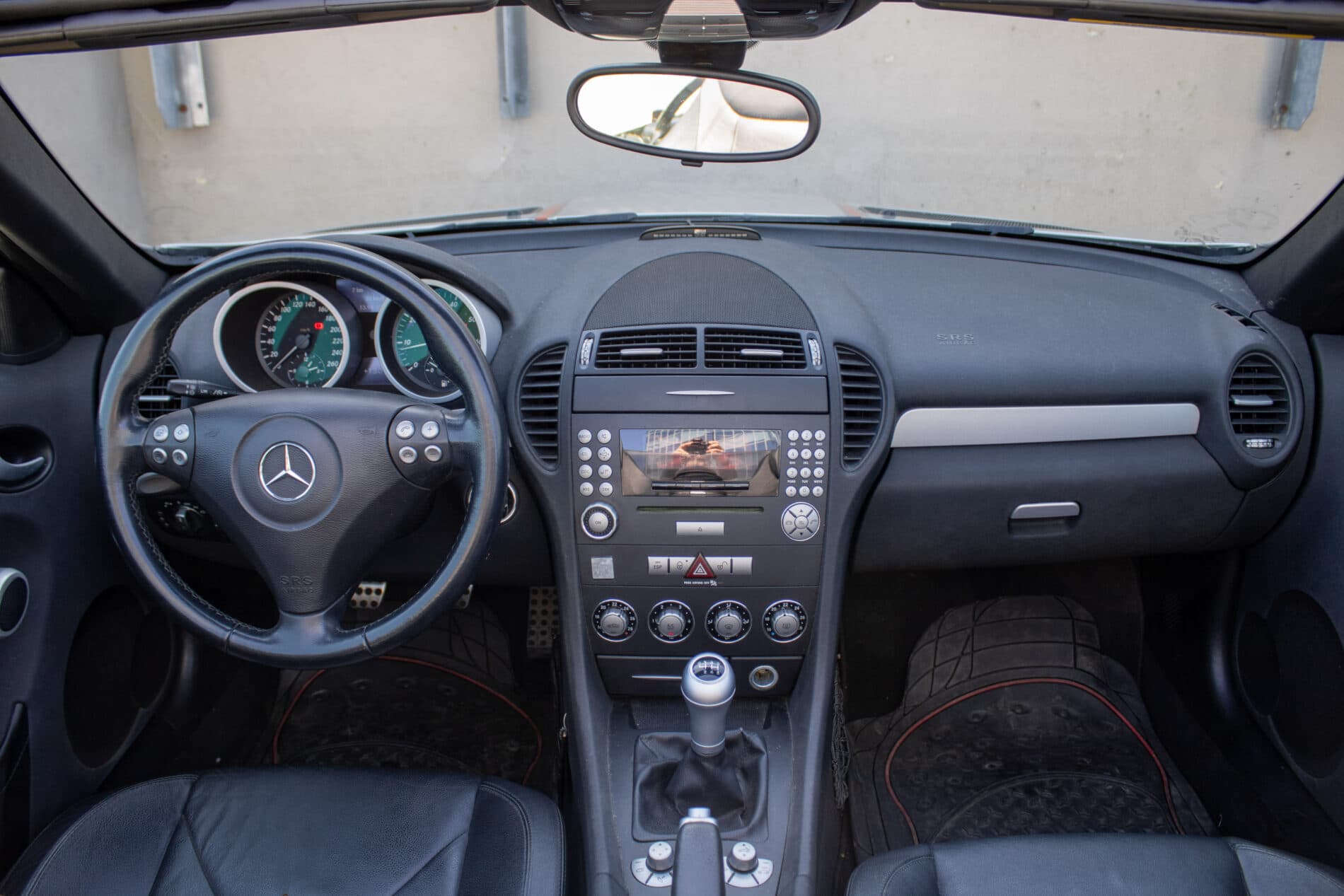 2006 Mercedes-Benz SLK 200 Komp., stříbrná kabriolet, 87 500 km