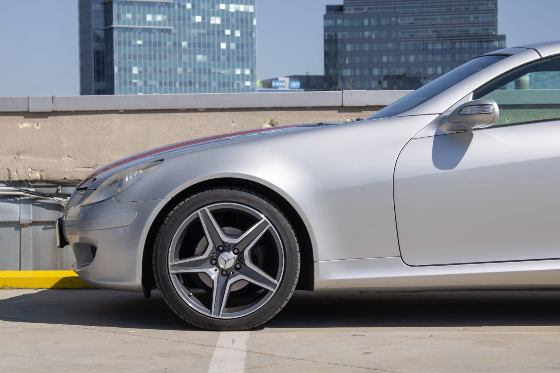 2006 Mercedes-Benz SLK 200 Komp., stříbrná kabriolet, 87 500 km