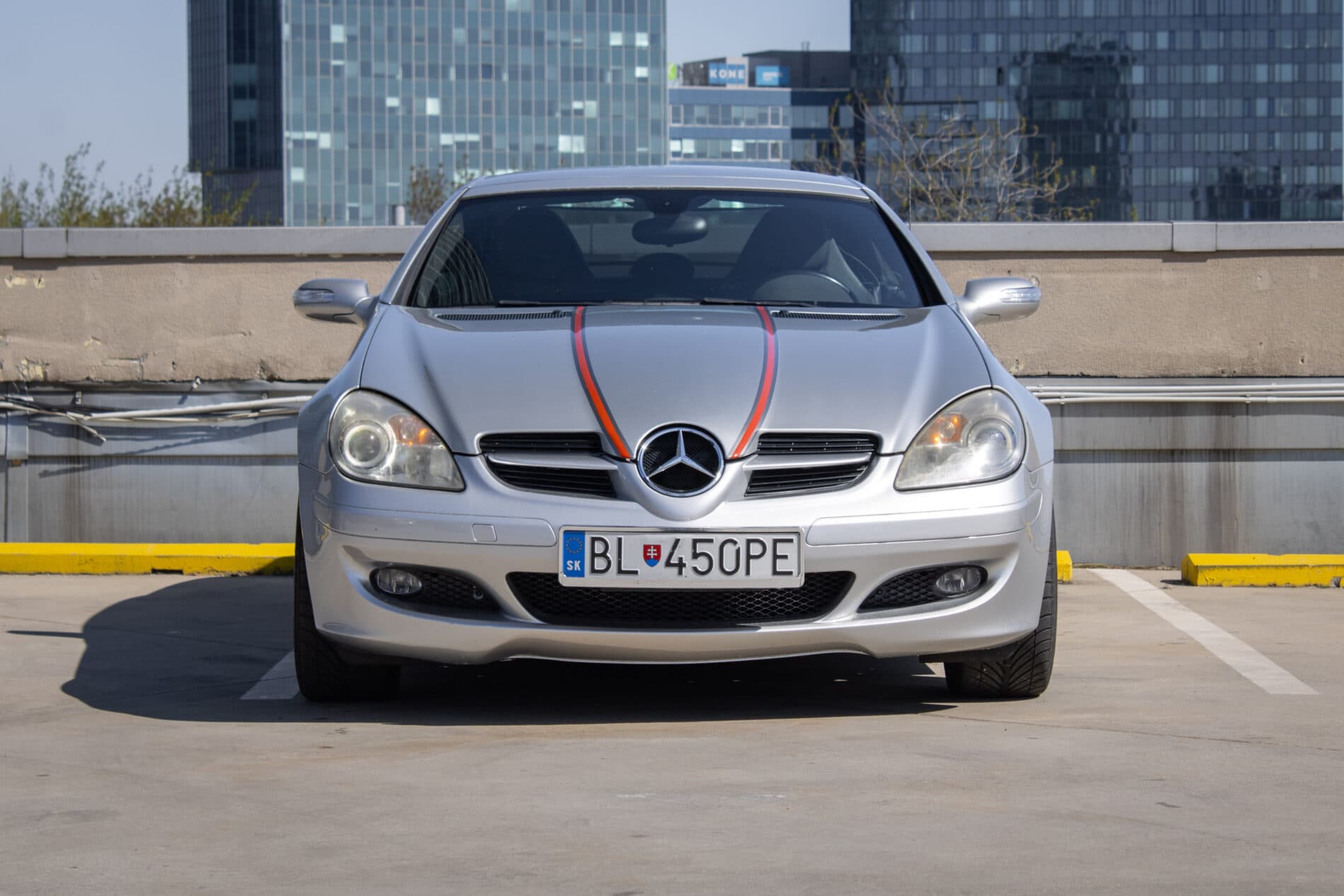 2006 Mercedes-Benz SLK 200 Komp., stříbrná kabriolet, 87 500 km