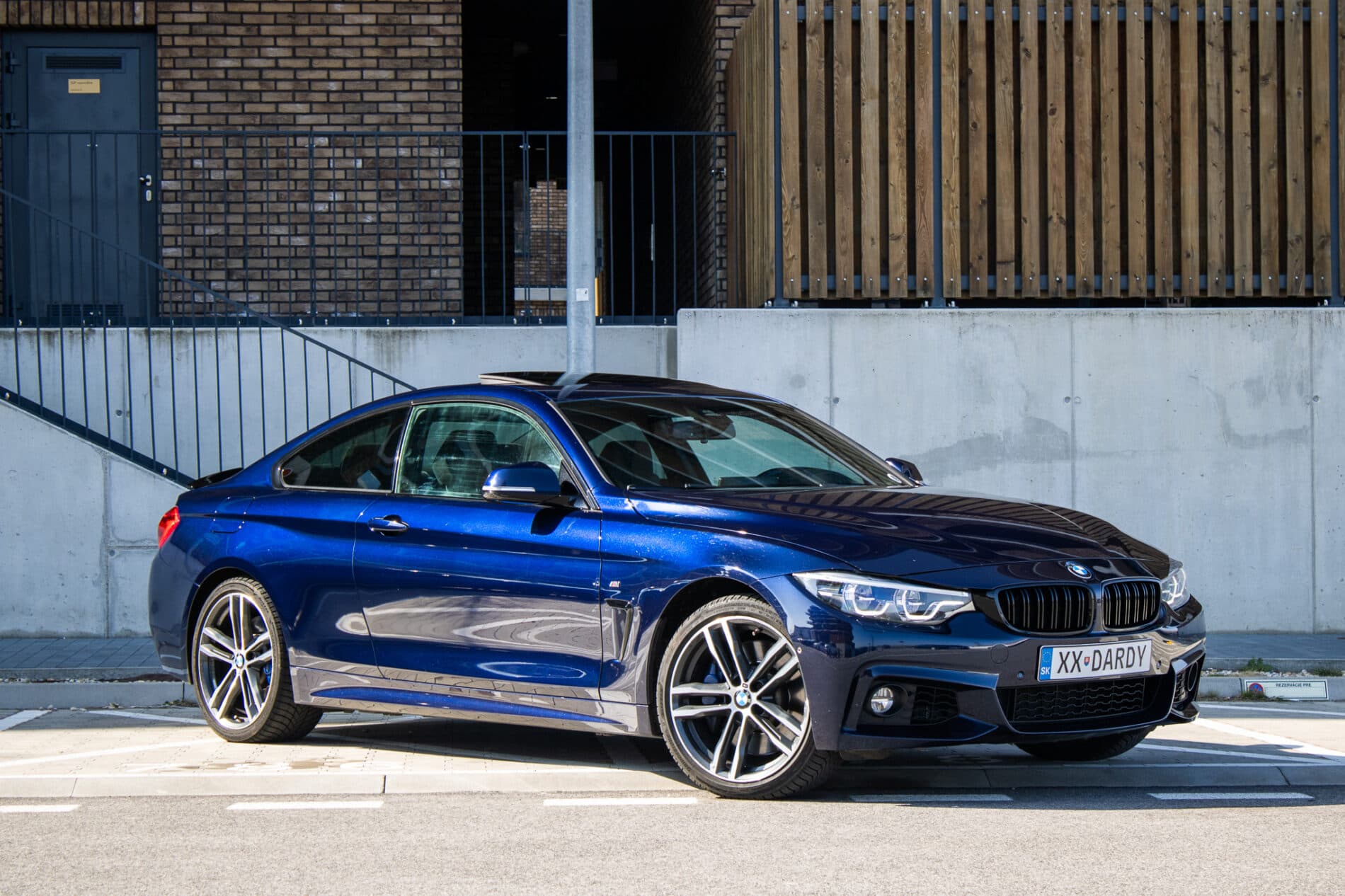 2018 BMW 440i, modrá kupé, 195 763 km