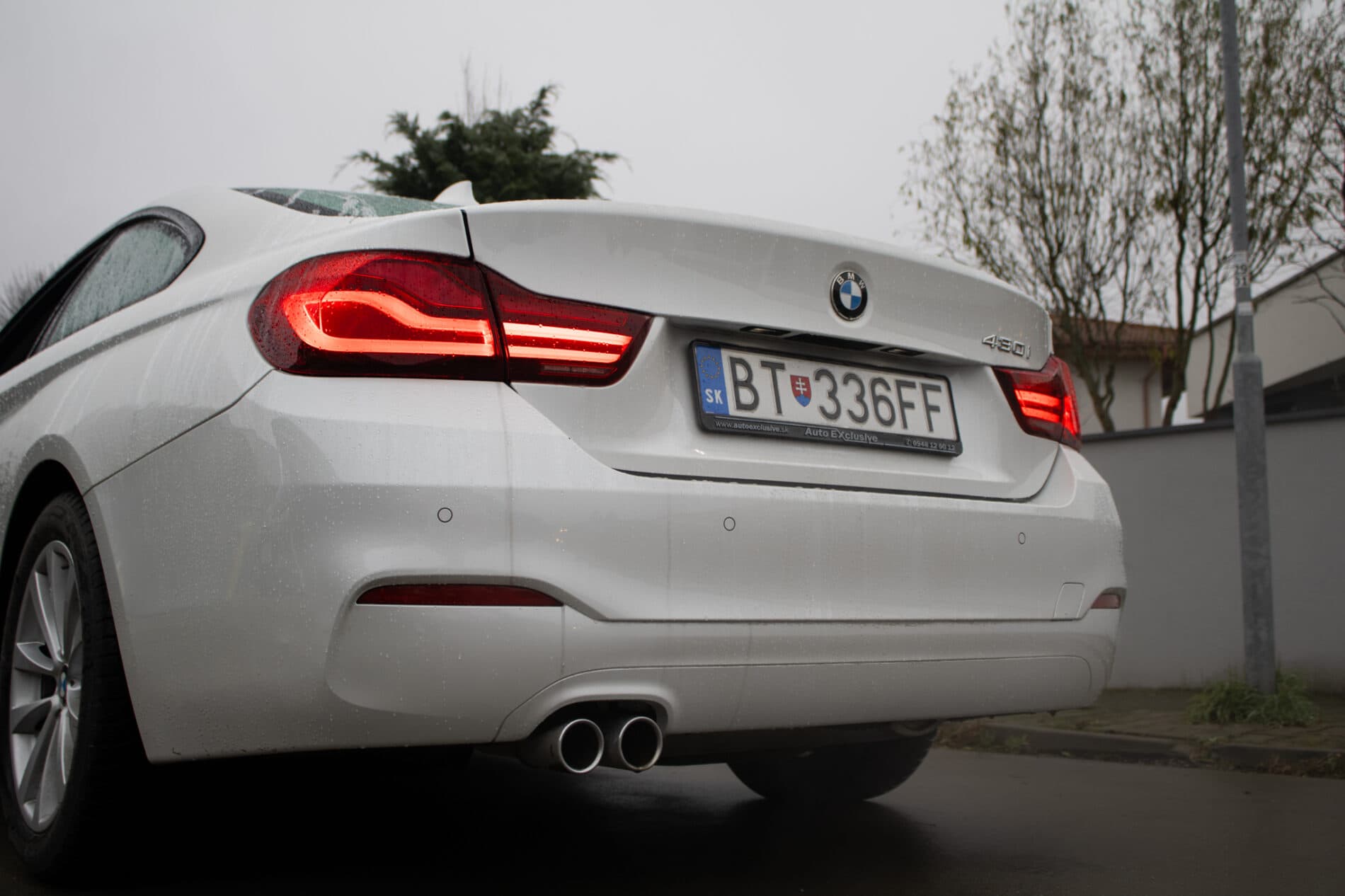 2020 BMW 430i, bílá kupé, 67 237 km