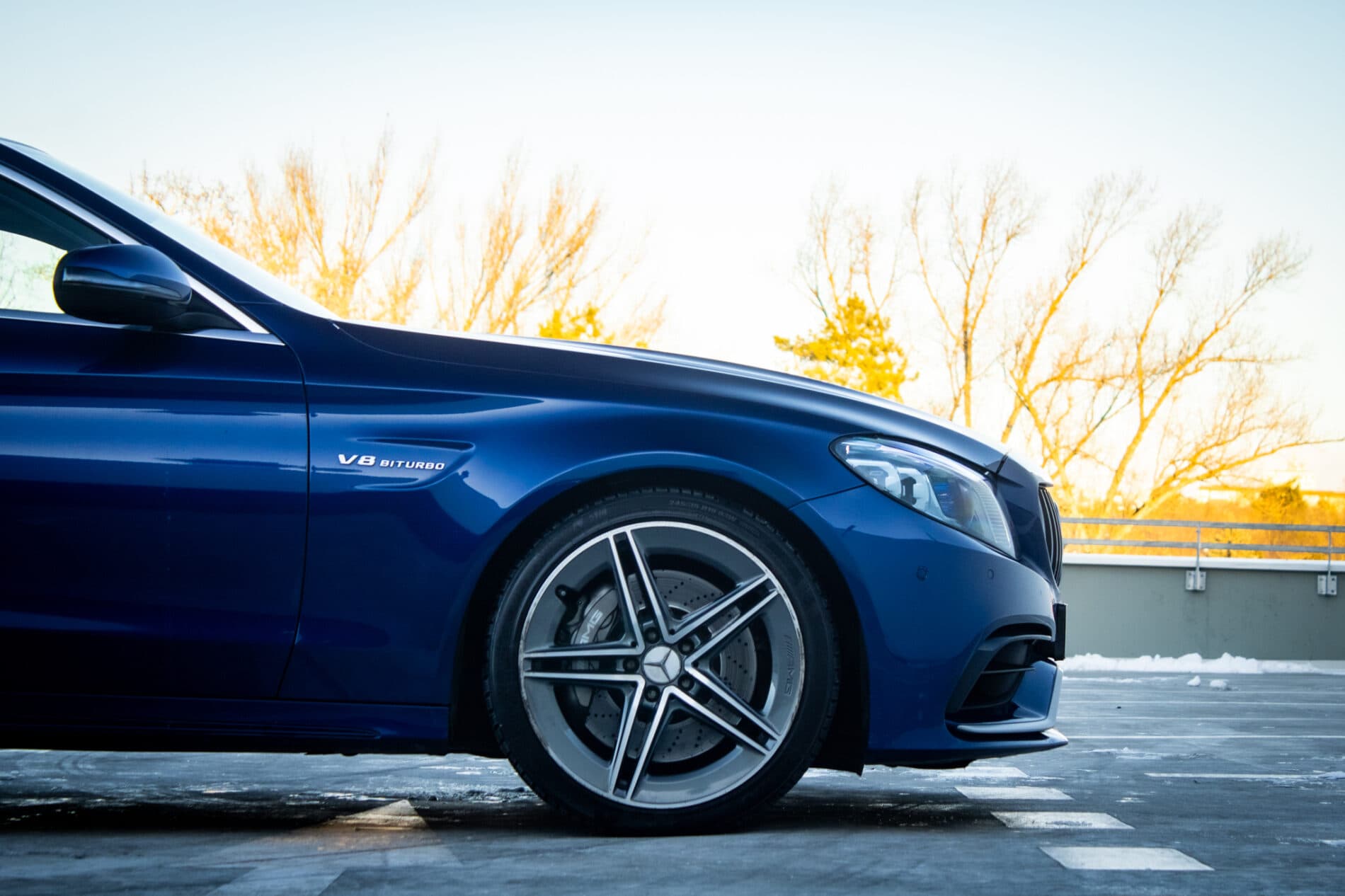 2019 Mercedes-Benz C 63 AMG, modrá kombi, 96 334 km