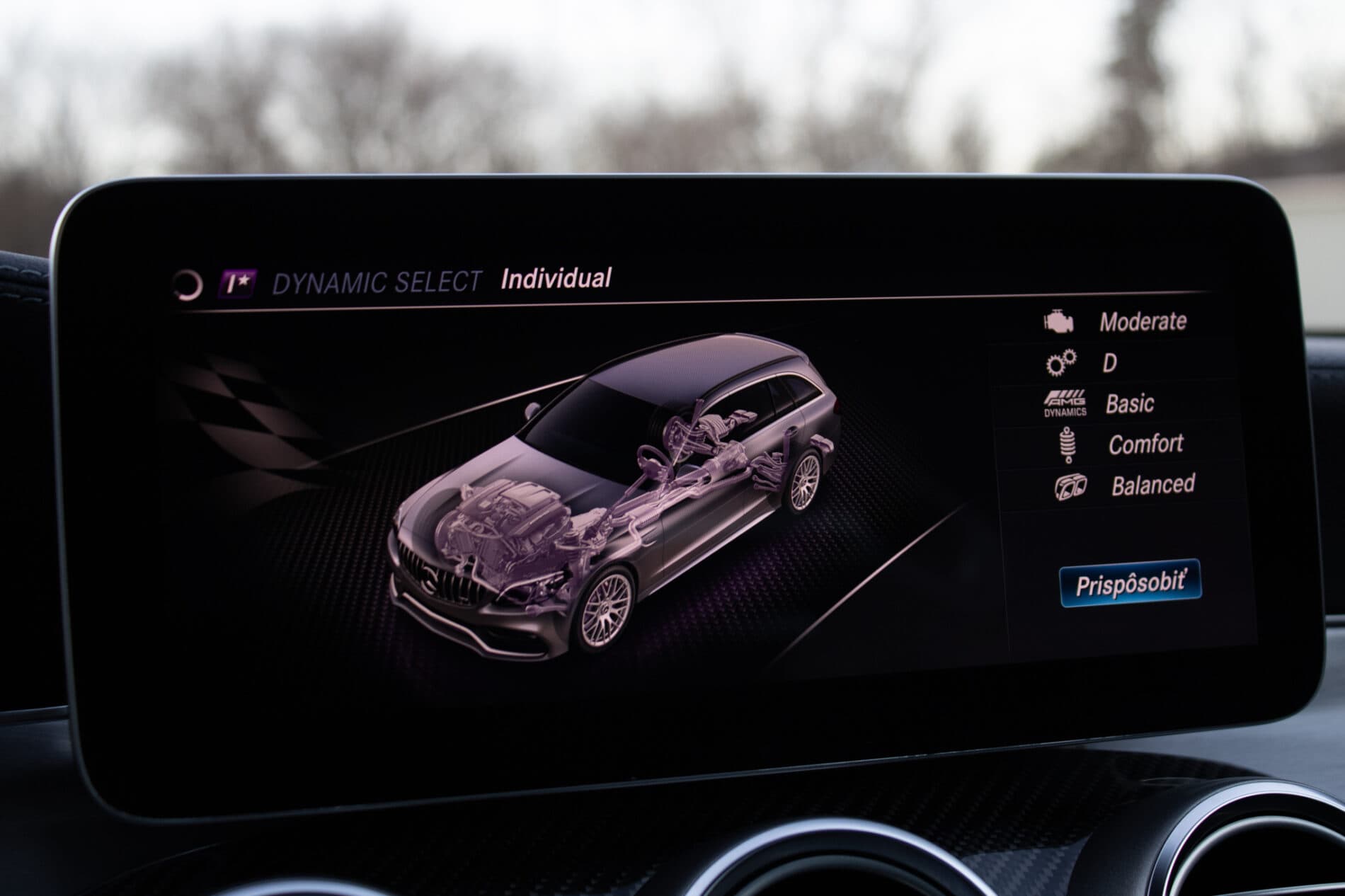 2019 Mercedes-Benz C 63 AMG, modrá kombi, 96 334 km