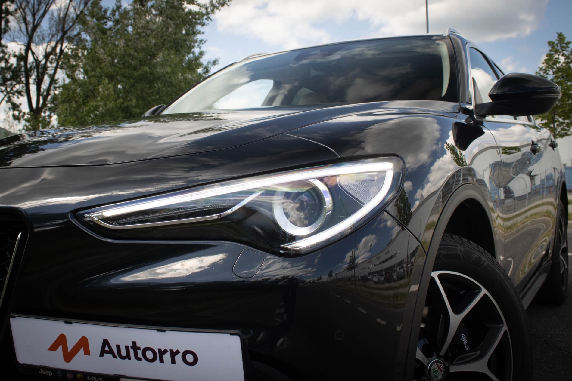 2018 Alfa Romeo Stelvio, černá suv, 239 300 km