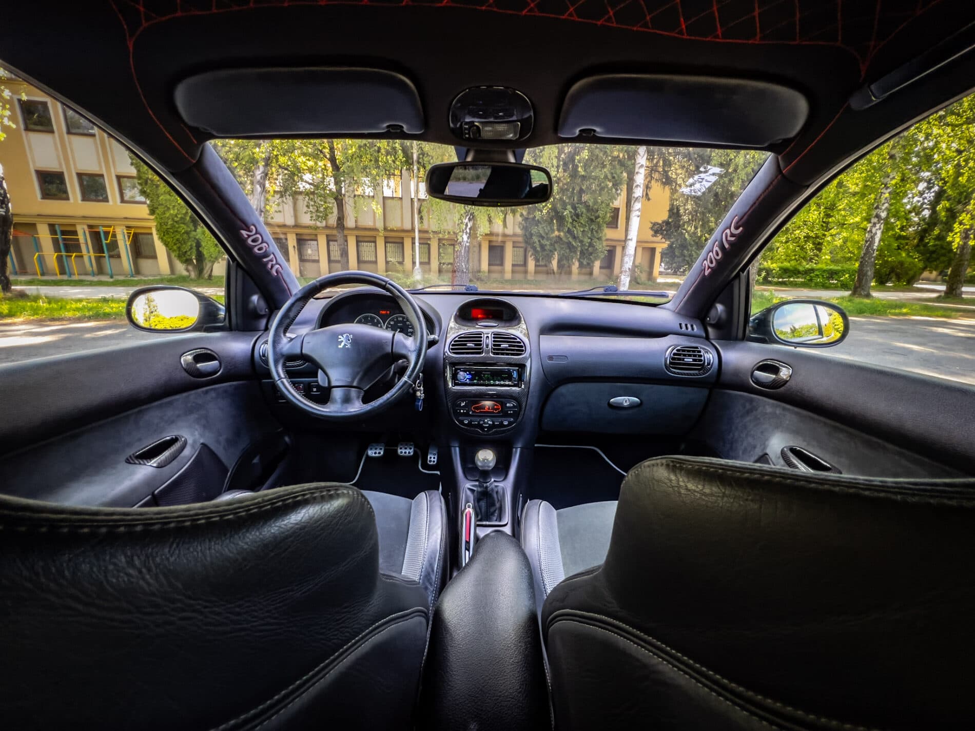 2003 Peugeot 206 RC, černá hatchback, 58 219 km