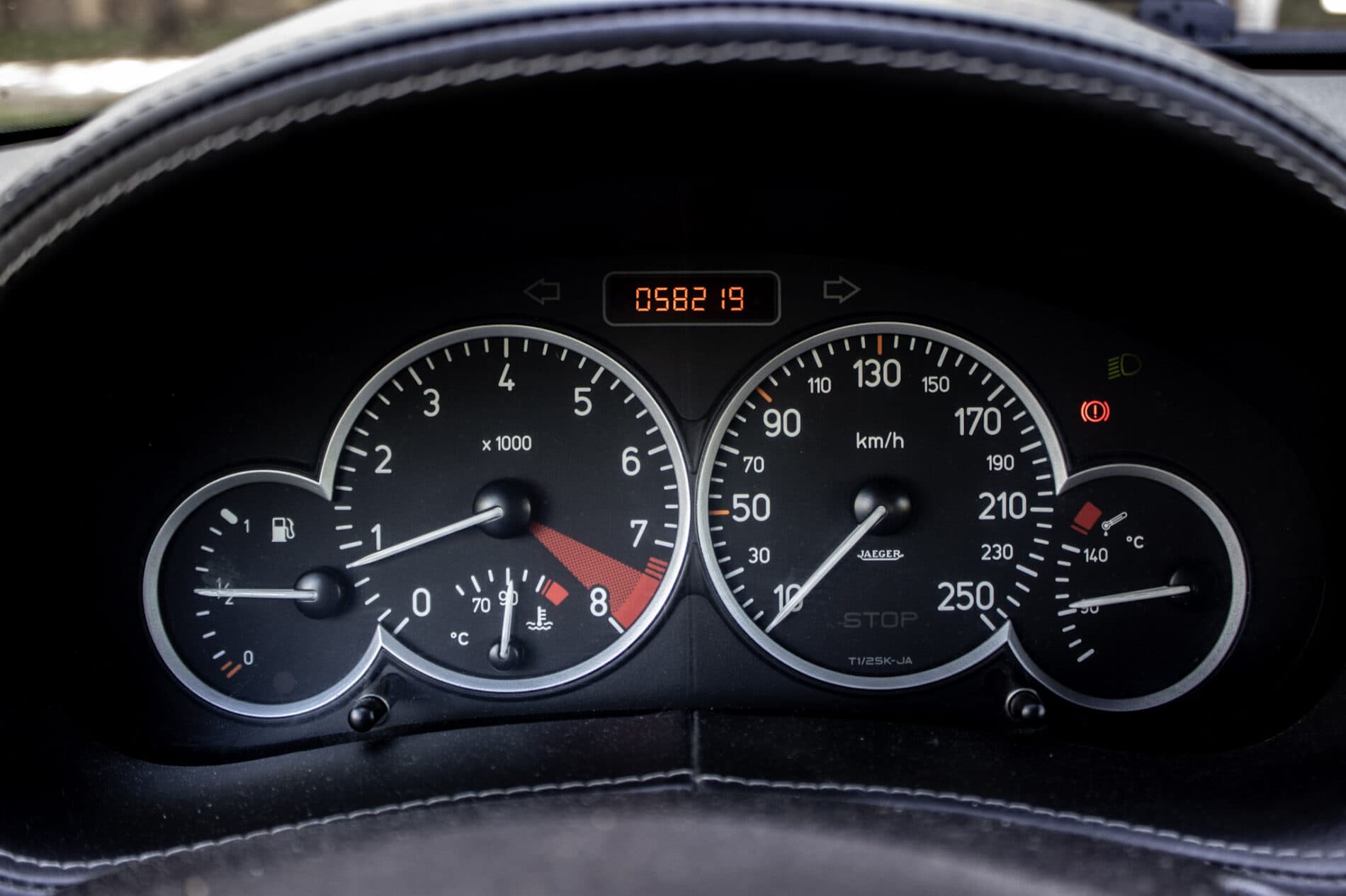 2003 Peugeot 206 RC, černá hatchback, 58 219 km