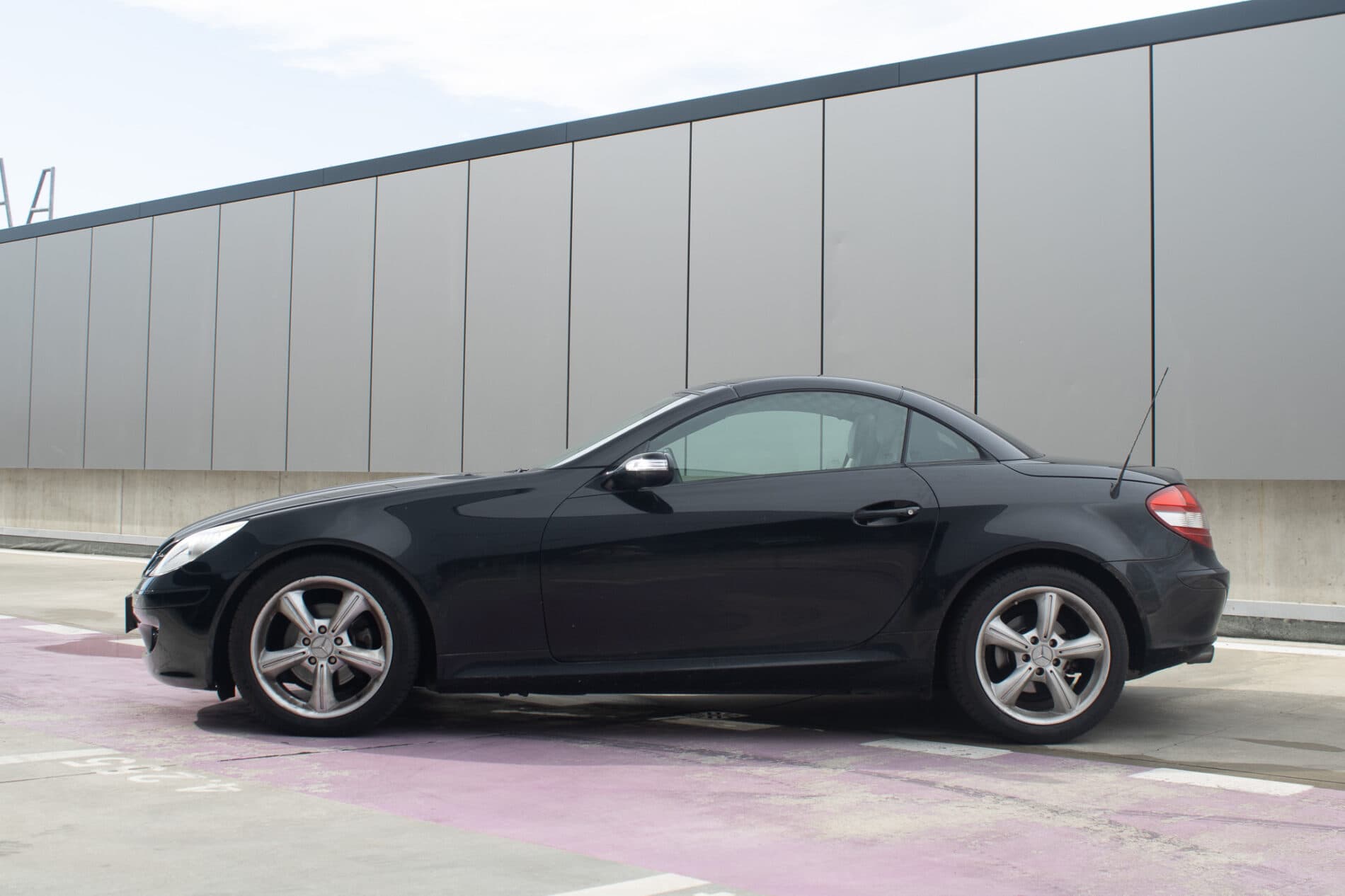2006 Mercedes-Benz SLK 200 Komp., černá kabriolet, 97 413 km