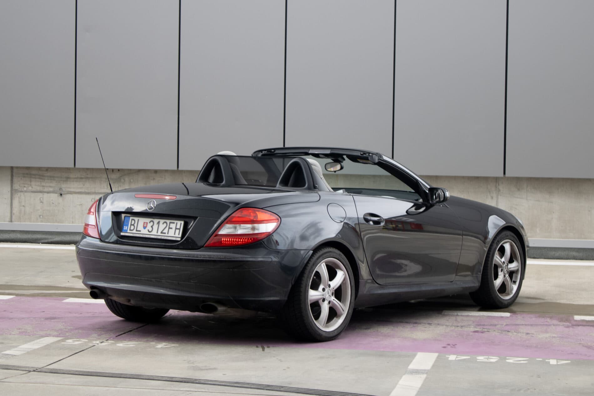 2006 Mercedes-Benz SLK 200 Komp., černá kabriolet, 97 413 km